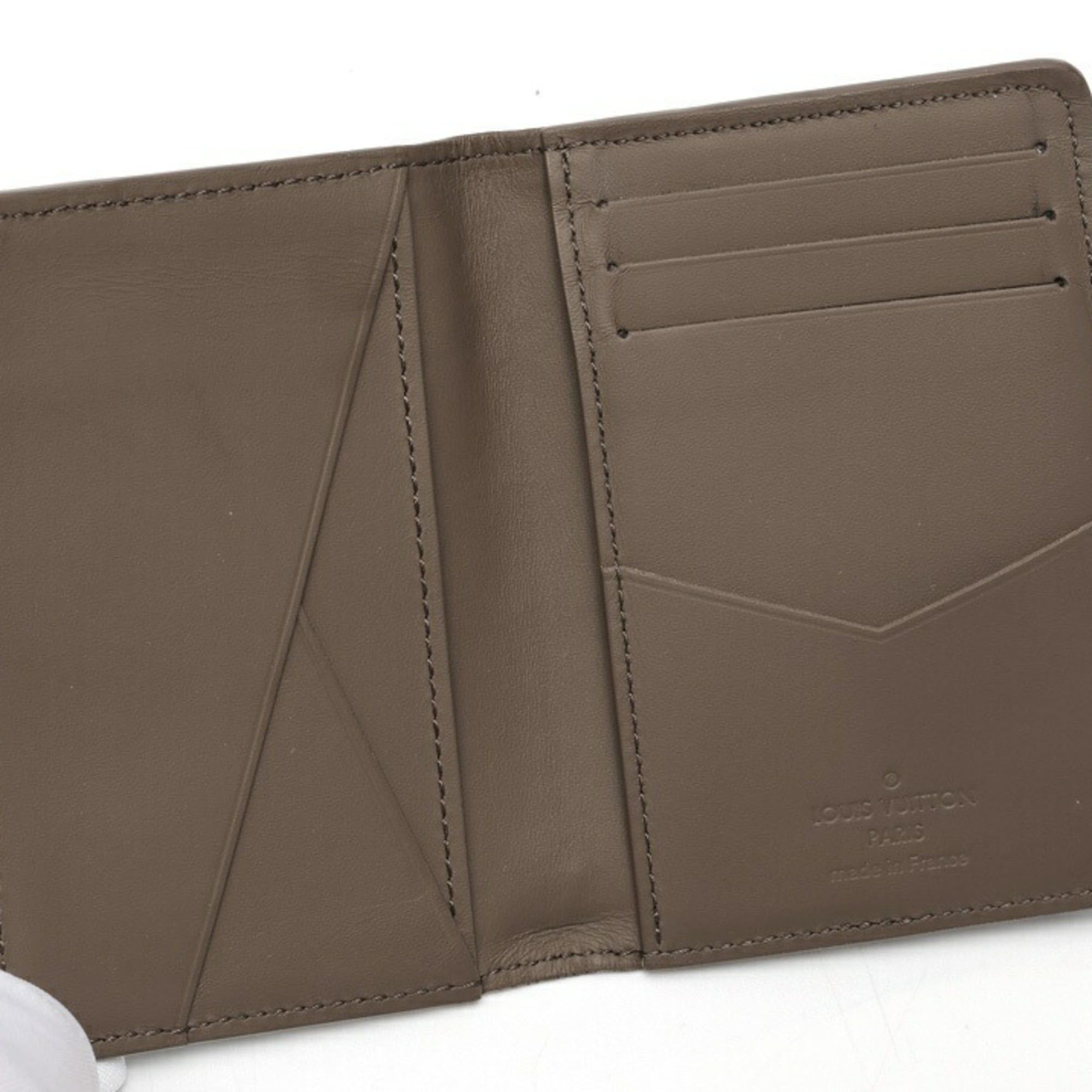 Louis Vuitton Louis Vuitton LV Aerogram Card Case Organizer de Poche M11490, Grain Leather, Brown Size ONE SIZE - 6 Thumbnail
