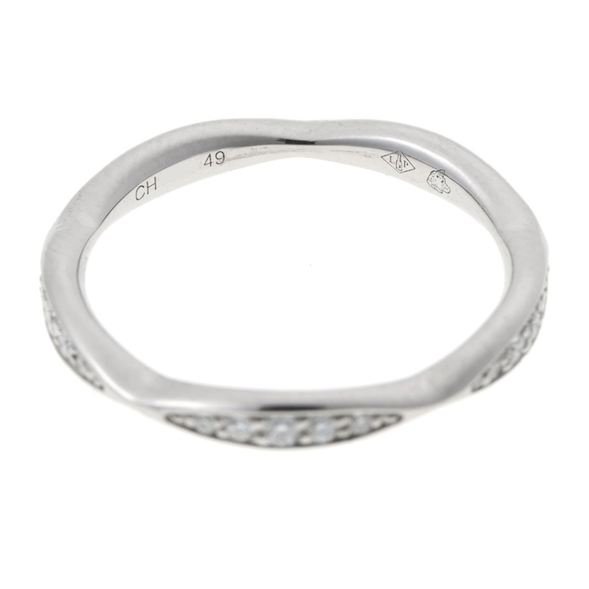 Chanel Chanel Camellia Collection Eternity Ring, Full Diamond, Pt950 Platinum, Size #9 Size ONE SIZE - 5 Thumbnail