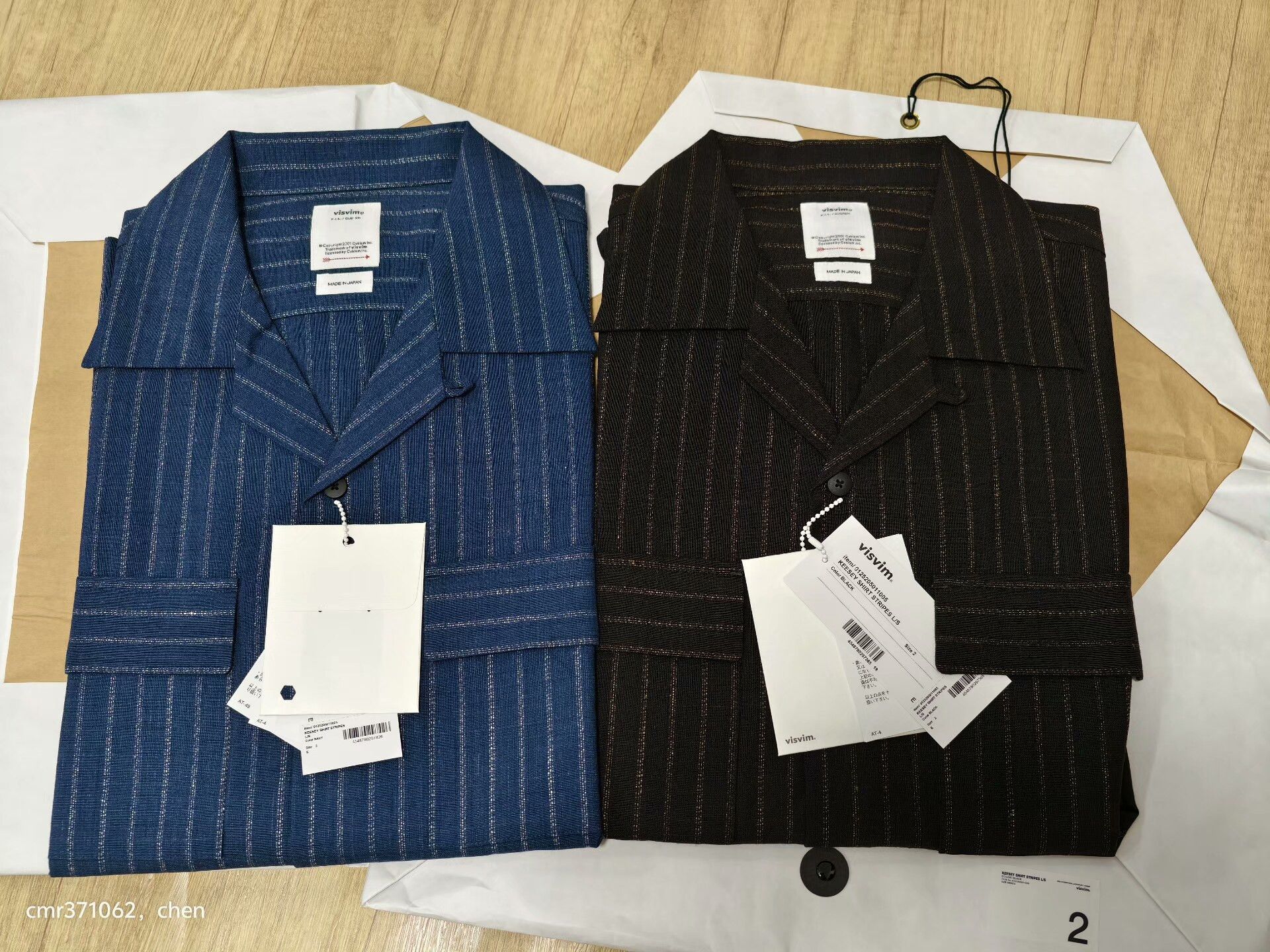 Visvim VISVIM 25AW Keesey Stripes L/S Shirt Size US M / EU 48-50 / 2 - 7 Thumbnail