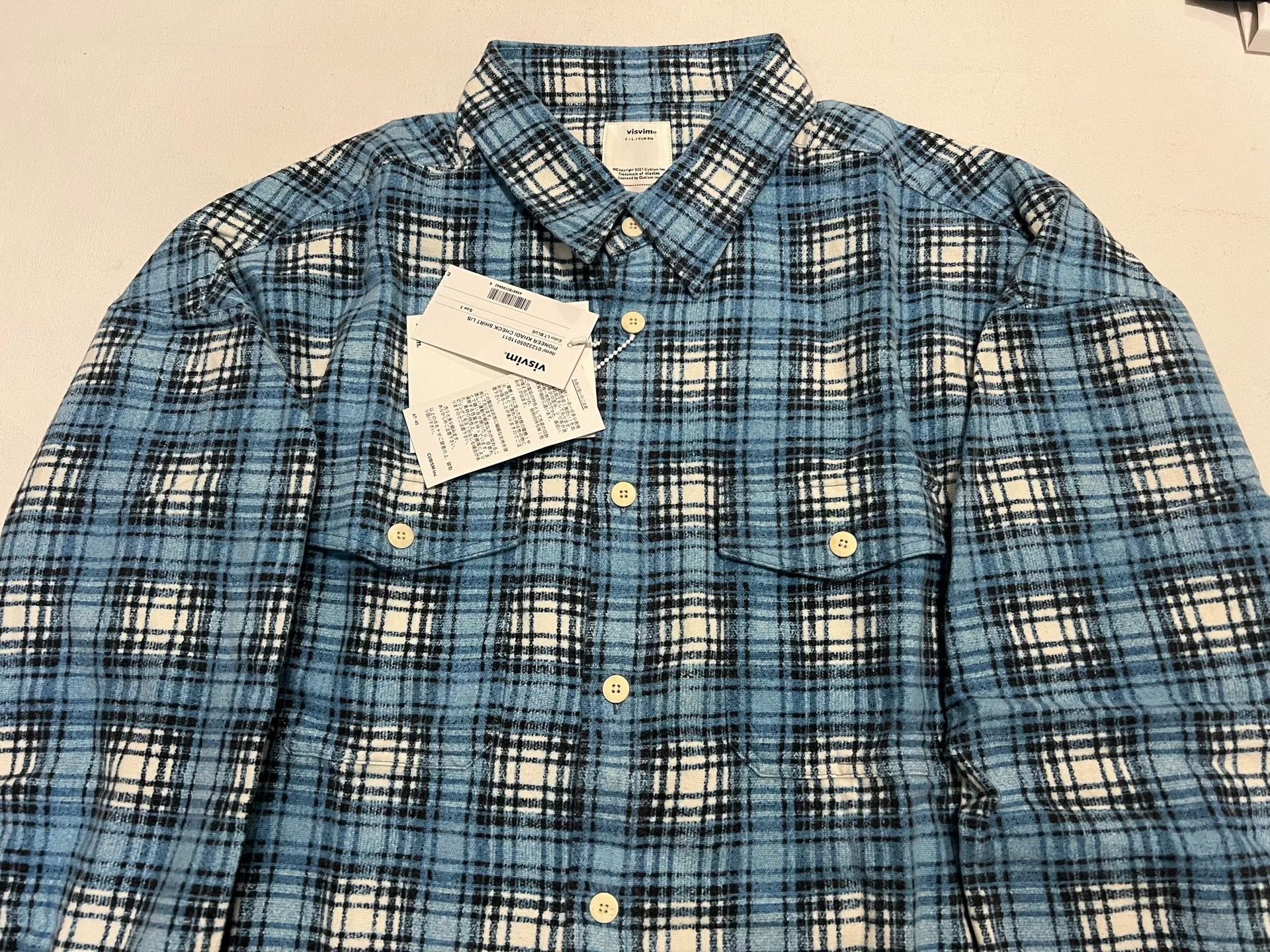Visvim VISVIM 23AW PIONEER KHADI CHECK SHIRT Size US M / EU 48-50 / 2 - 3 Thumbnail