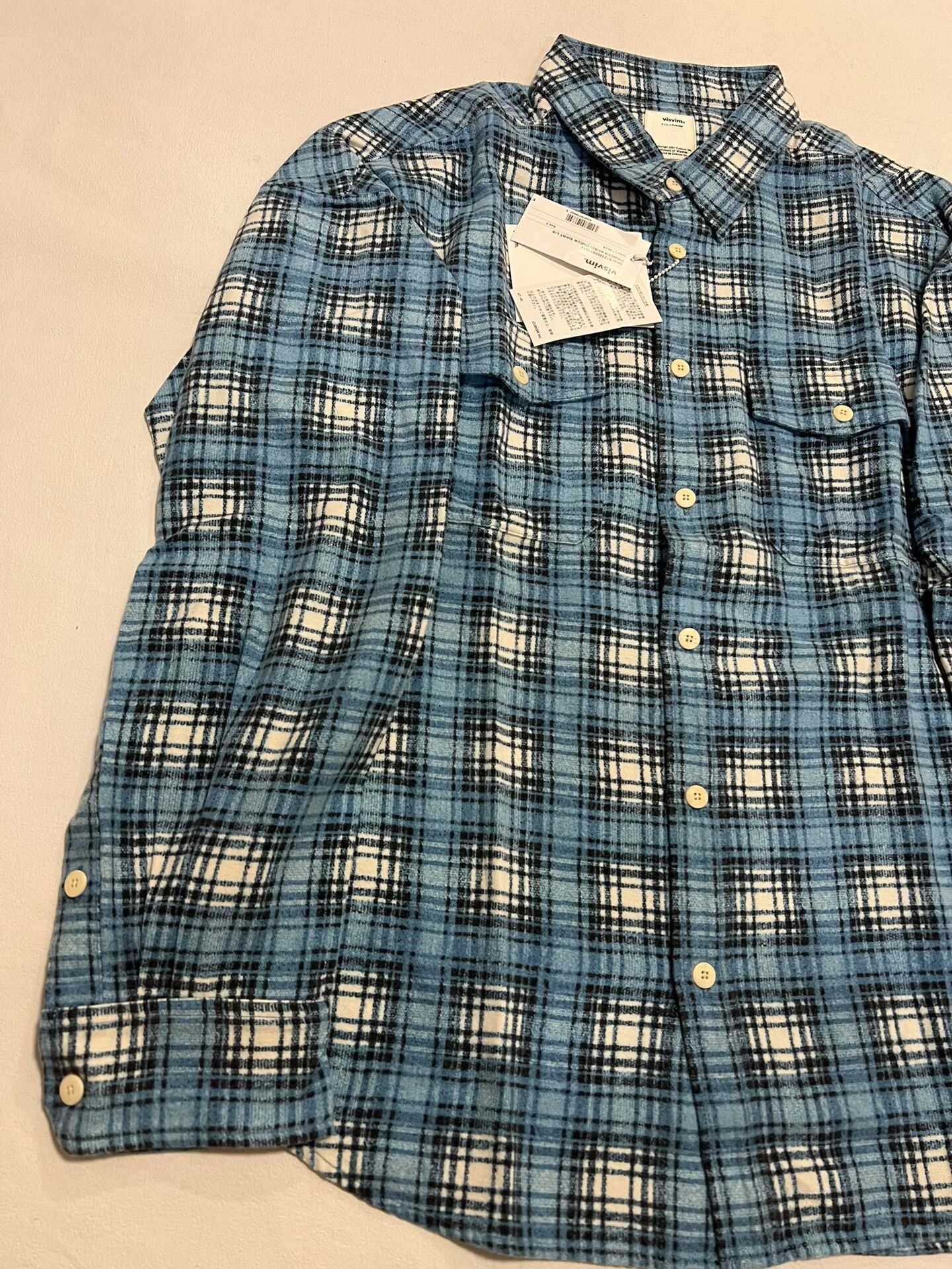 Visvim VISVIM 23AW PIONEER KHADI CHECK SHIRT Size US M / EU 48-50 / 2 - 5 Thumbnail