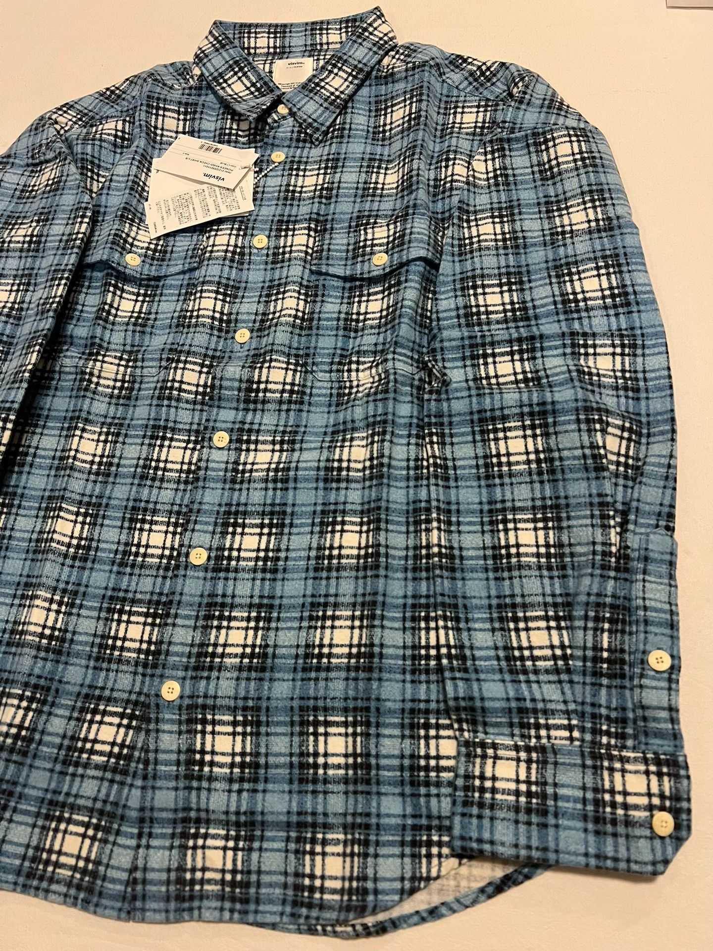 Visvim VISVIM 23AW PIONEER KHADI CHECK SHIRT Size US M / EU 48-50 / 2 - 6 Thumbnail