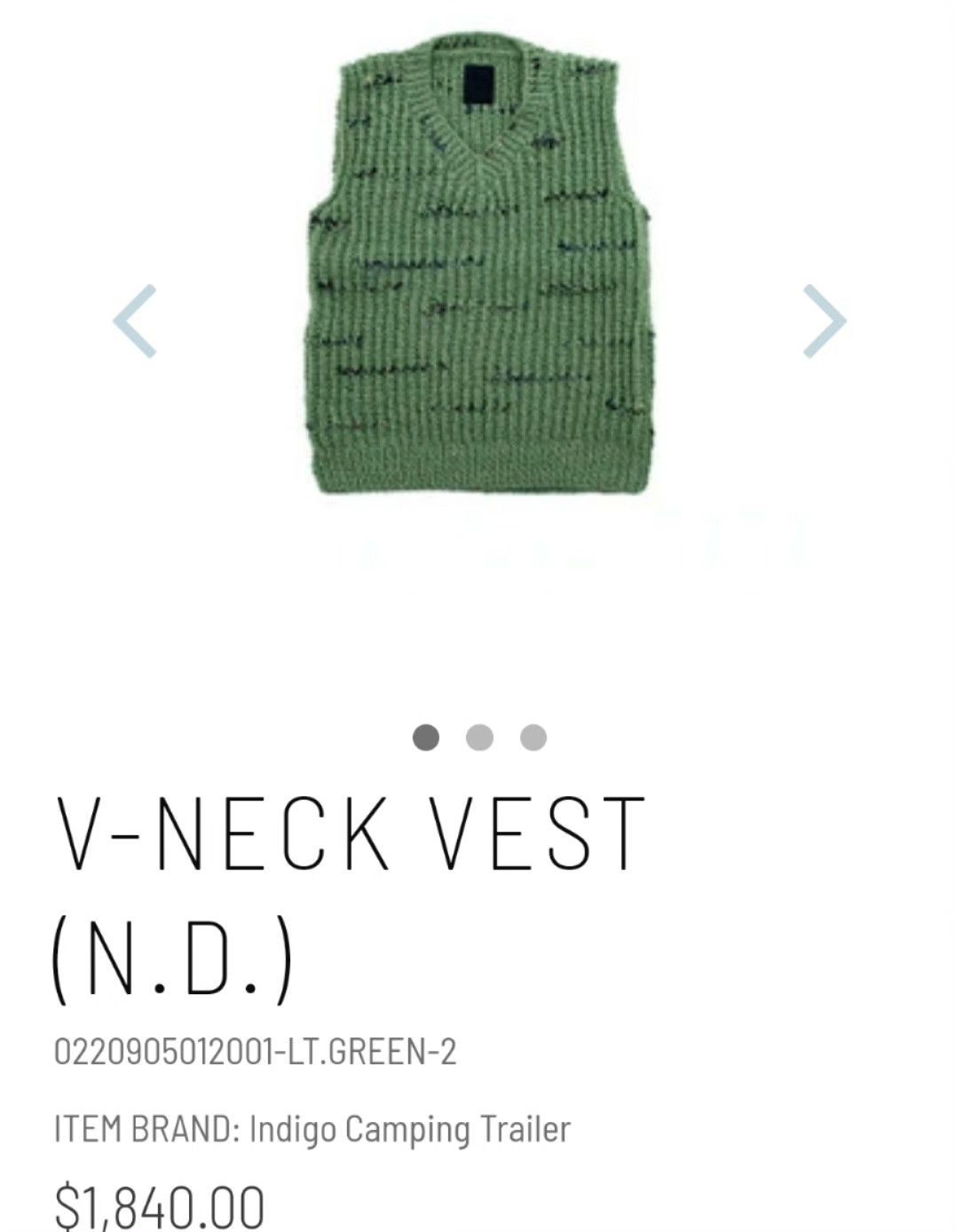 Visvim VISVIM V-NECK VEST N.D Size US M / EU 48-50 / 2 - 9 Thumbnail