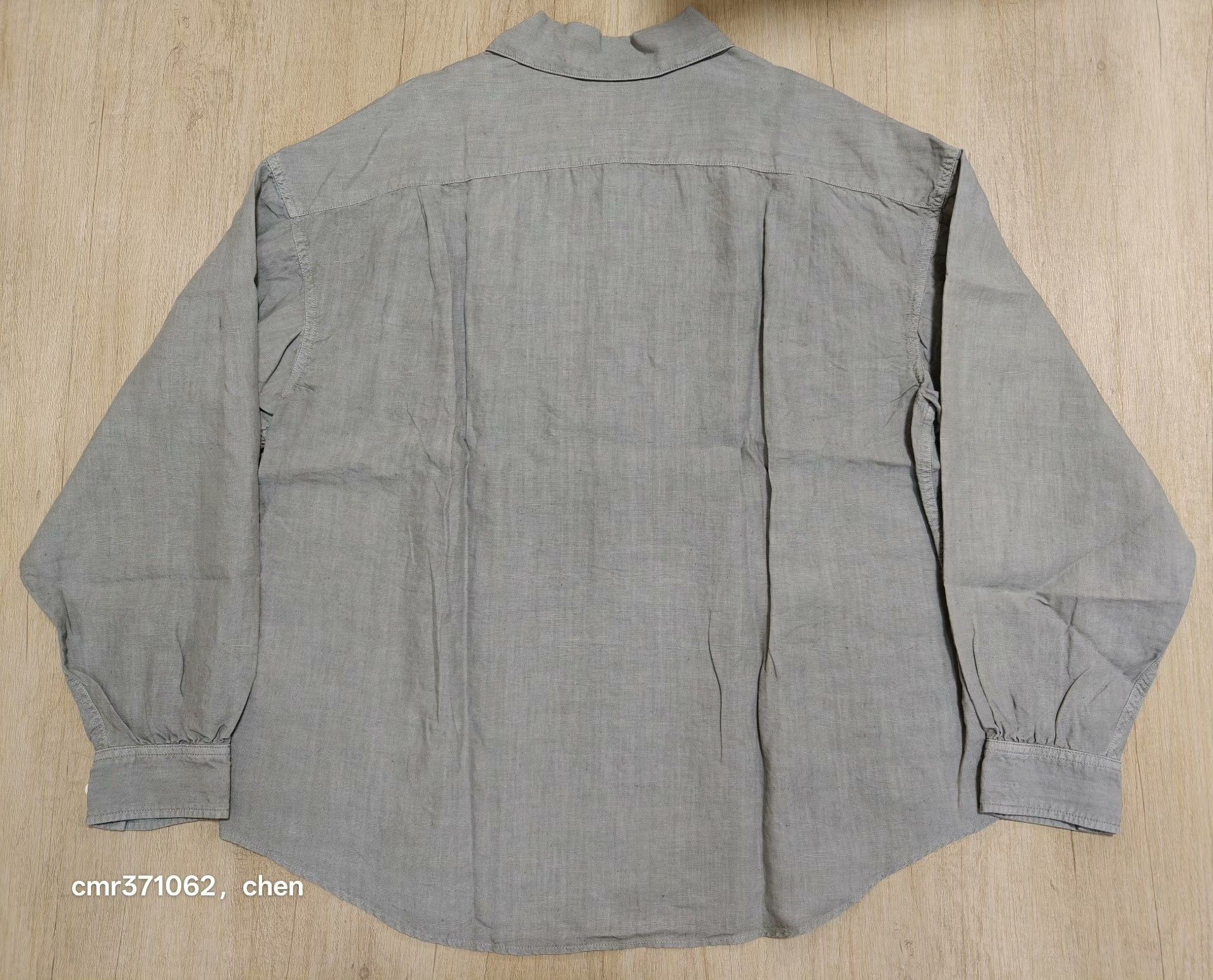 Visvim VISVIM 23SS PALMER SHIRT L/S DMGD LINEN Size US M / EU 48-50 / 2 - 6 Thumbnail