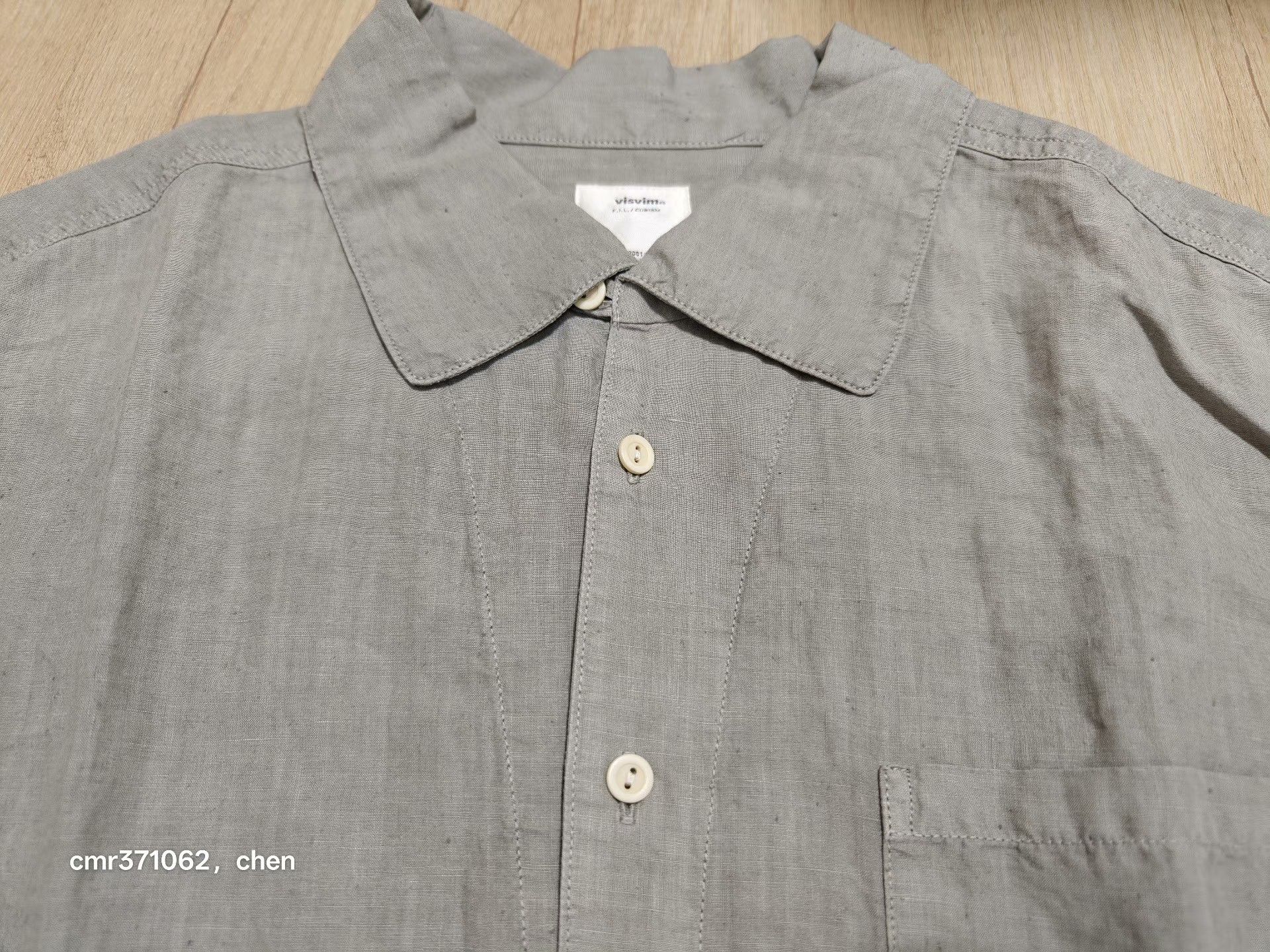 Visvim VISVIM 23SS PALMER SHIRT L/S DMGD LINEN Size US M / EU 48-50 / 2 - 5 Thumbnail