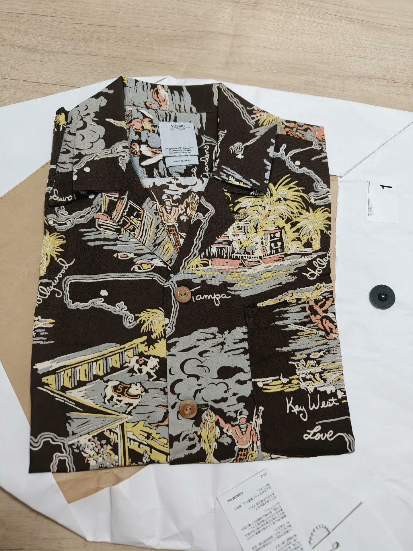 Visvim visvim 15ss Duke Shirt Sunshine S/S Size US S / EU 44-46 / 1 - 7 Thumbnail