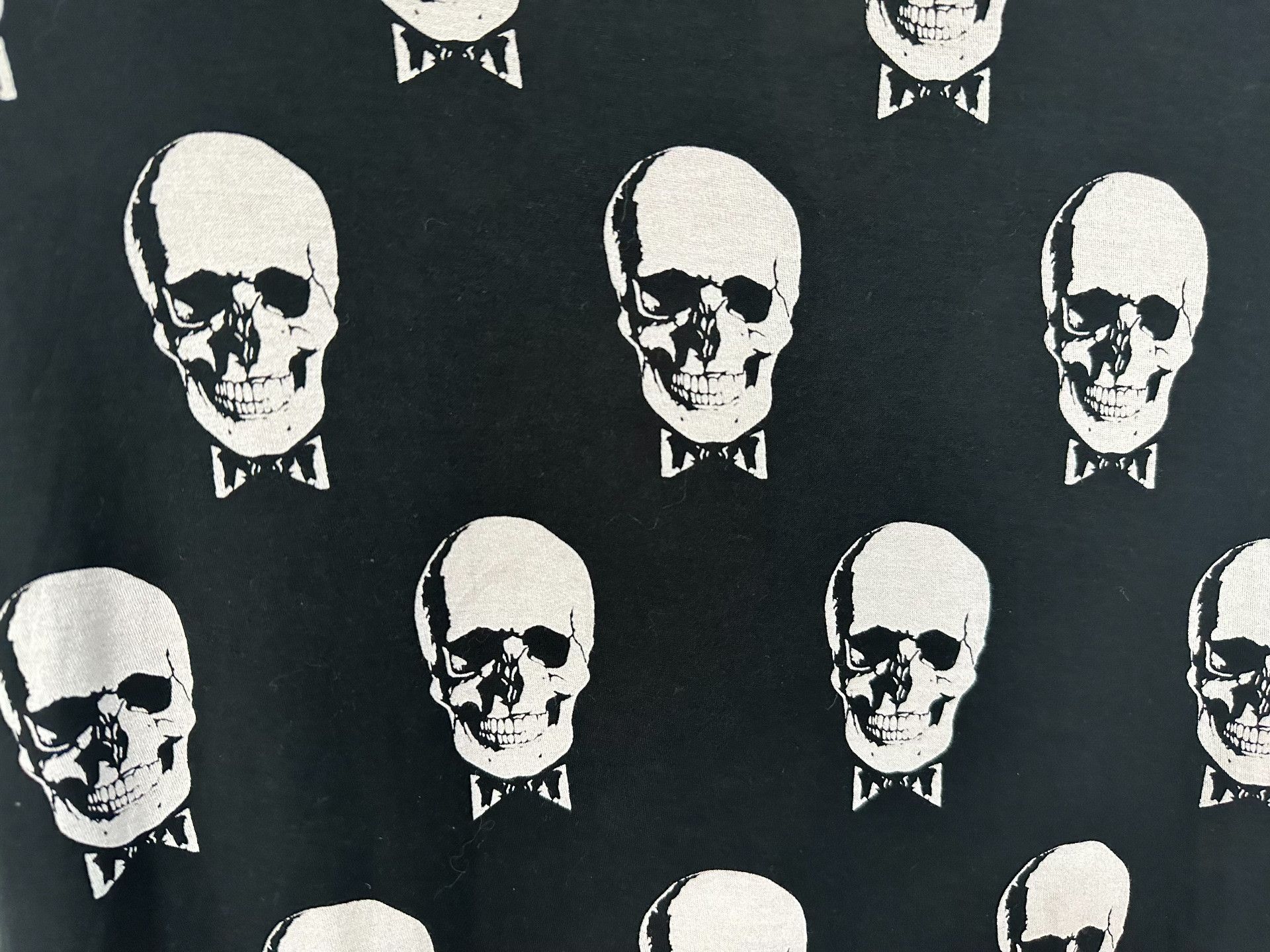 Hedi Slimane Saint Laurent 15FW Skull Print Tee Size US M / EU 48-50 / 2 - 4 Thumbnail