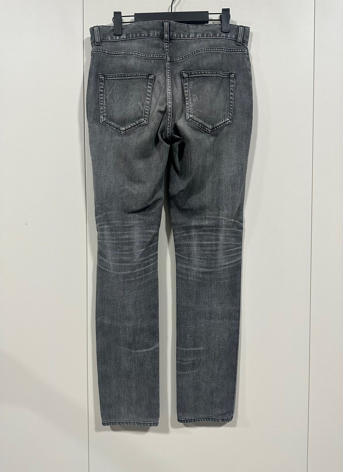 Saint Laurent Paris Saint Laurent 19FW Charcoal Washed Jeans Size US 30 / EU 46 - 2 Thumbnail