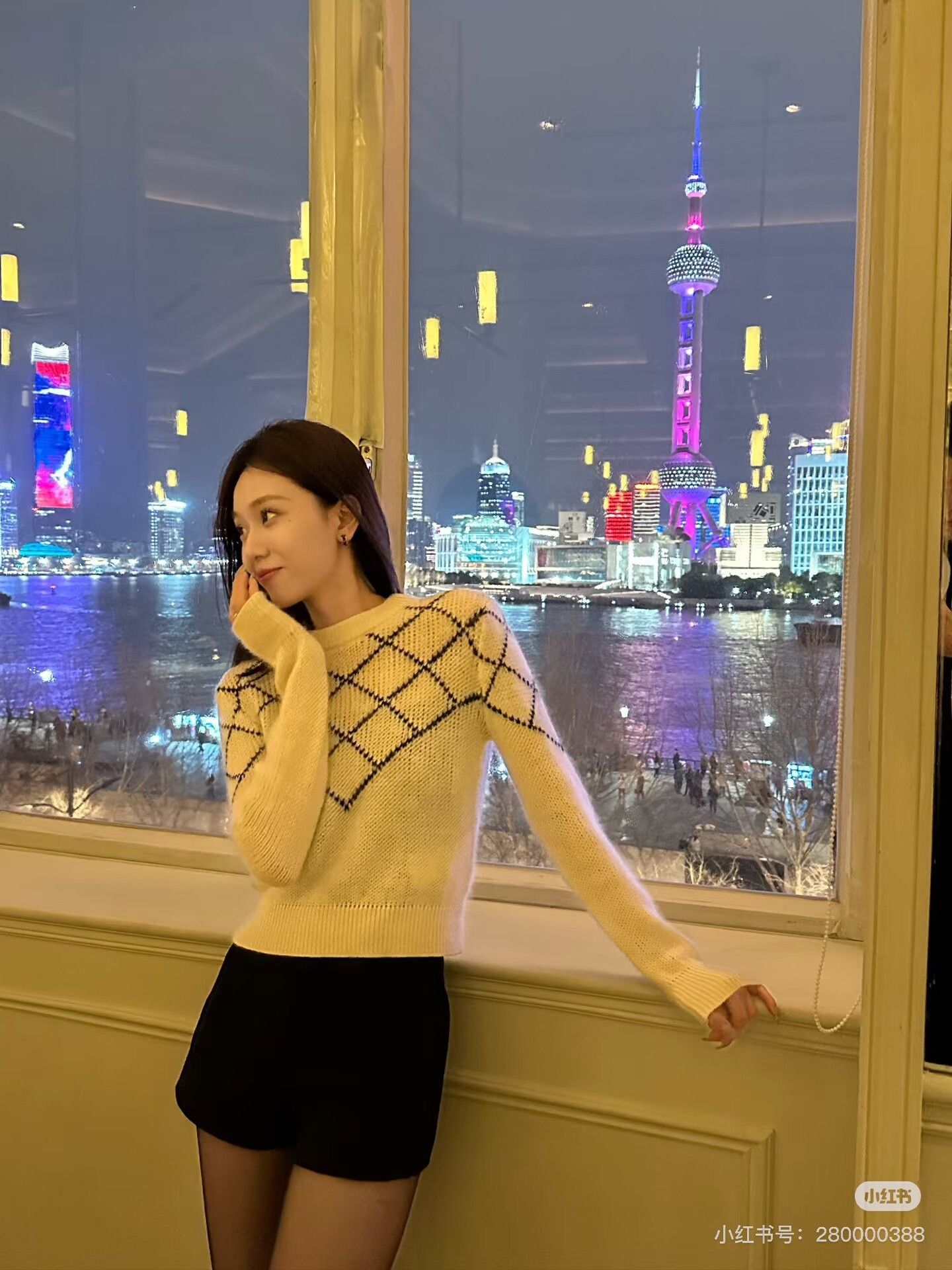 Saint Laurent Paris Saint Laurent SLP 21FW Argyle Cropped Sweater Size XS / US 0-2 / IT 36-38 - 6 Thumbnail