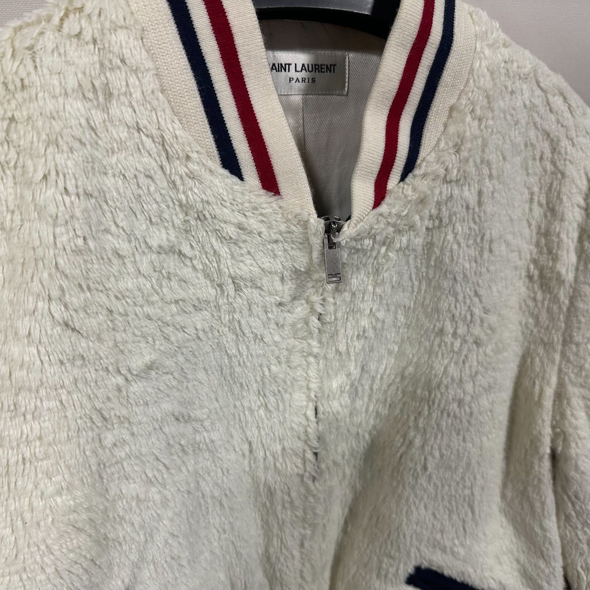 Saint Laurent Paris Saint Laurent Teddy Fleece Varsity Jacket Size US M / EU 48-50 / 2 - 4 Thumbnail