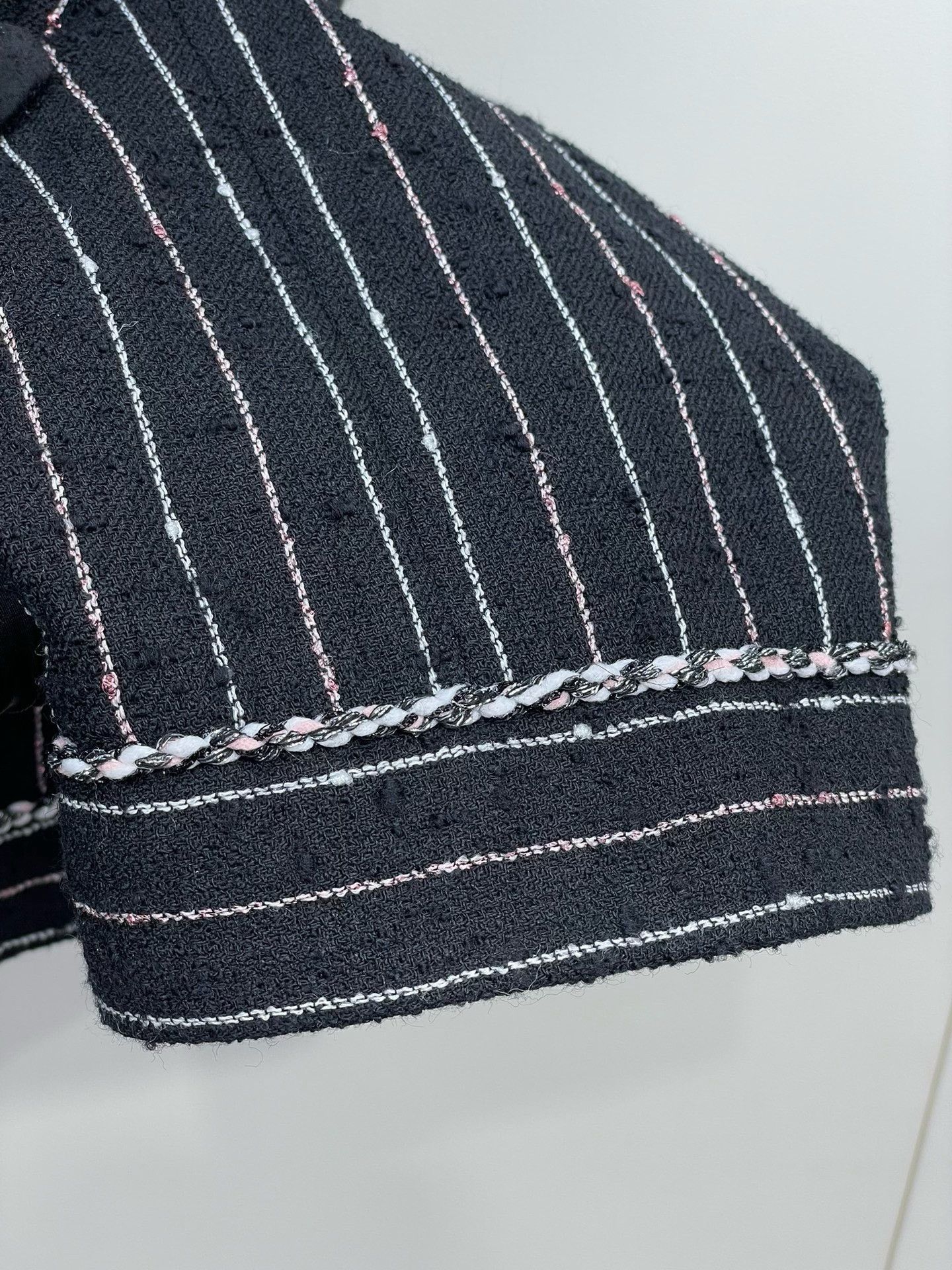 Chanel Chanel 23P Black White Striped Jacket Size XS / US 0-2 / IT 36-38 - 3 Thumbnail