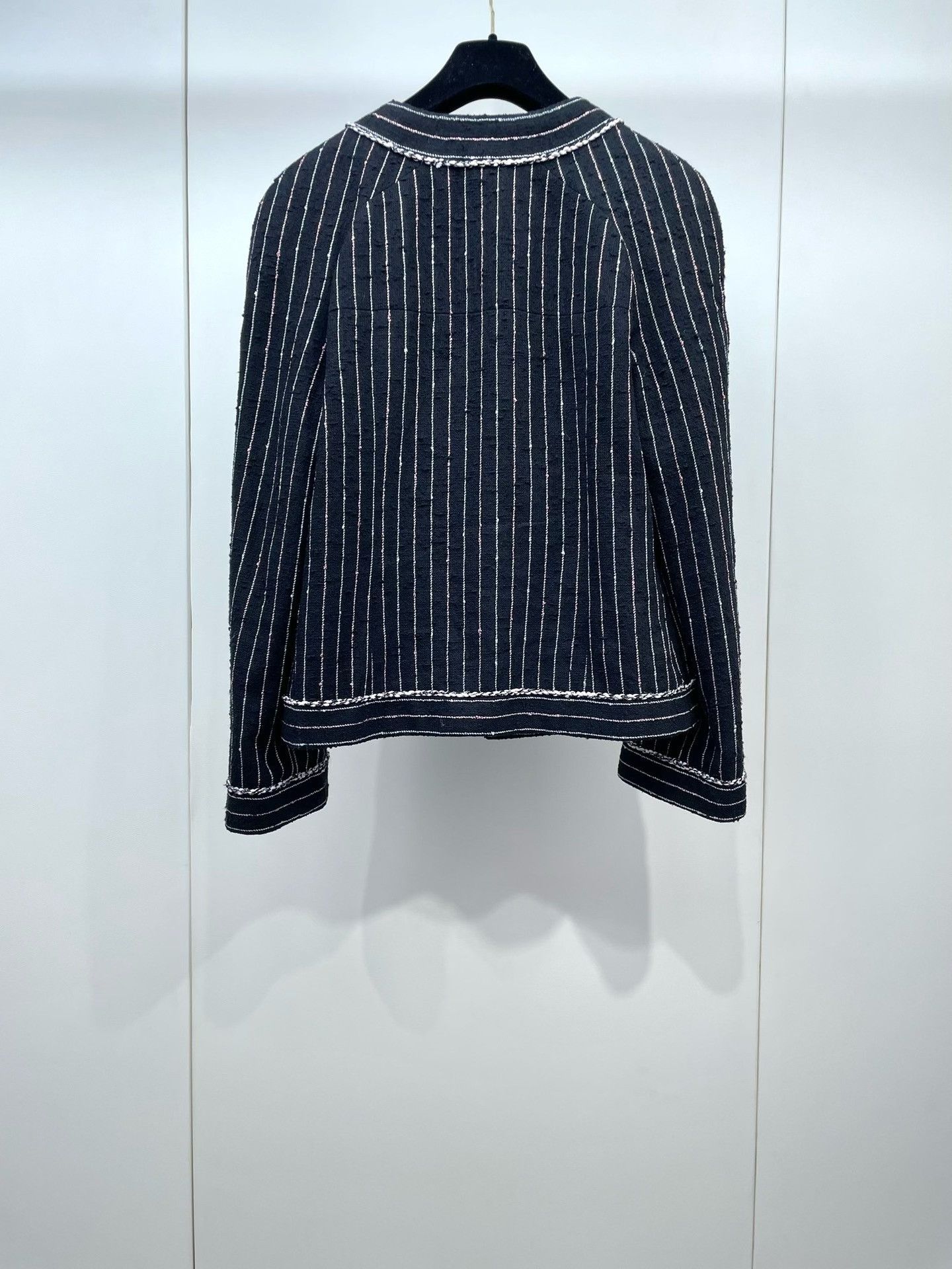 Chanel Chanel 23P Black White Striped Jacket Size XS / US 0-2 / IT 36-38 - 2 Thumbnail
