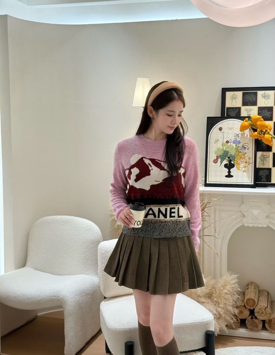 Chanel Chanel 24N Pink Snow Mountain Sweater Size XXS / US 00 / IT 34 - 7 Thumbnail