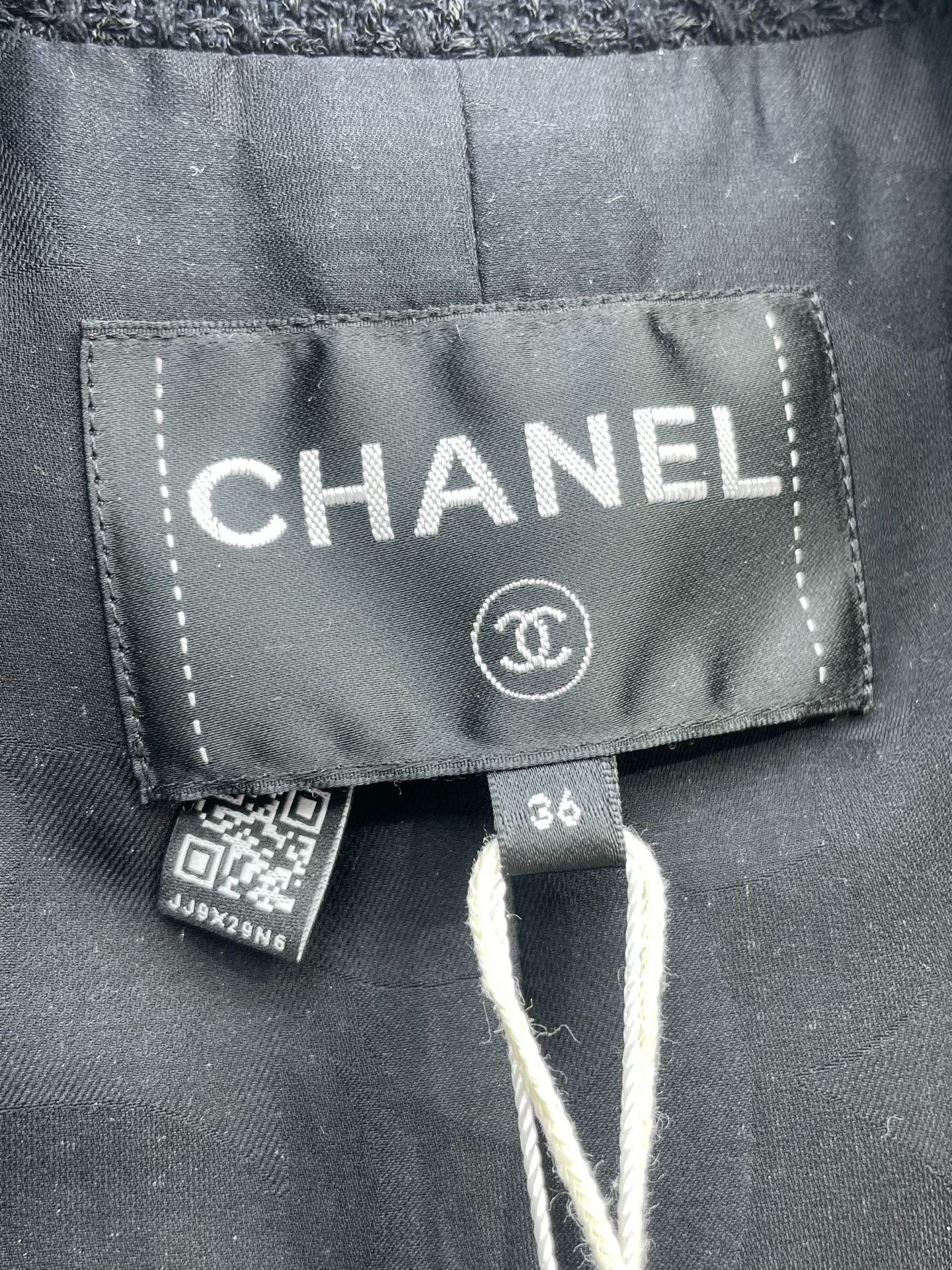 Chanel Chanel Black Woven Short Coat Size XS / US 0-2 / IT 36-38 - 9 Thumbnail