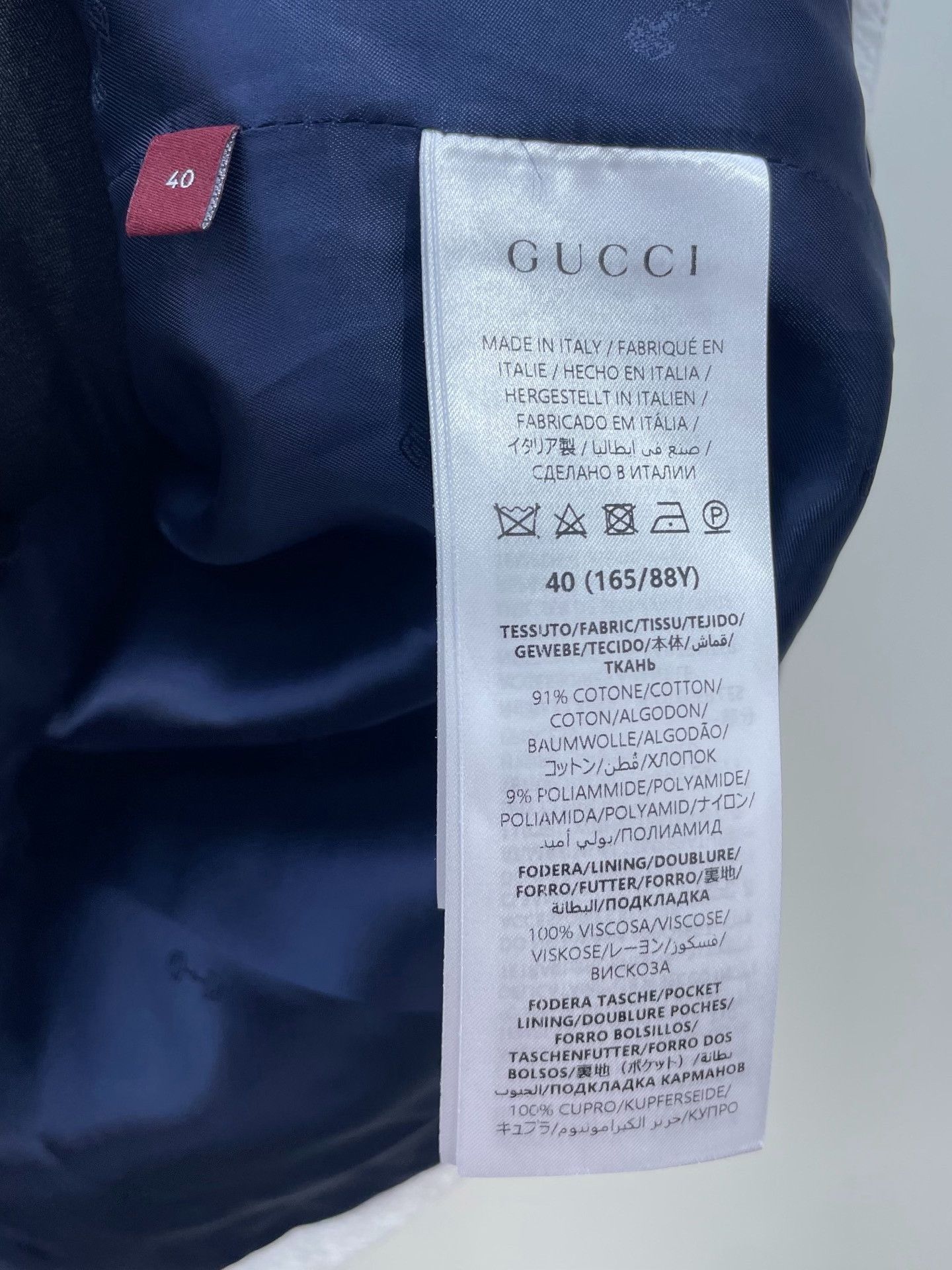 Gucci Gucci Black White Tweed Short-Sleeve Top Size S / US 4 / IT 40 - 6 Thumbnail