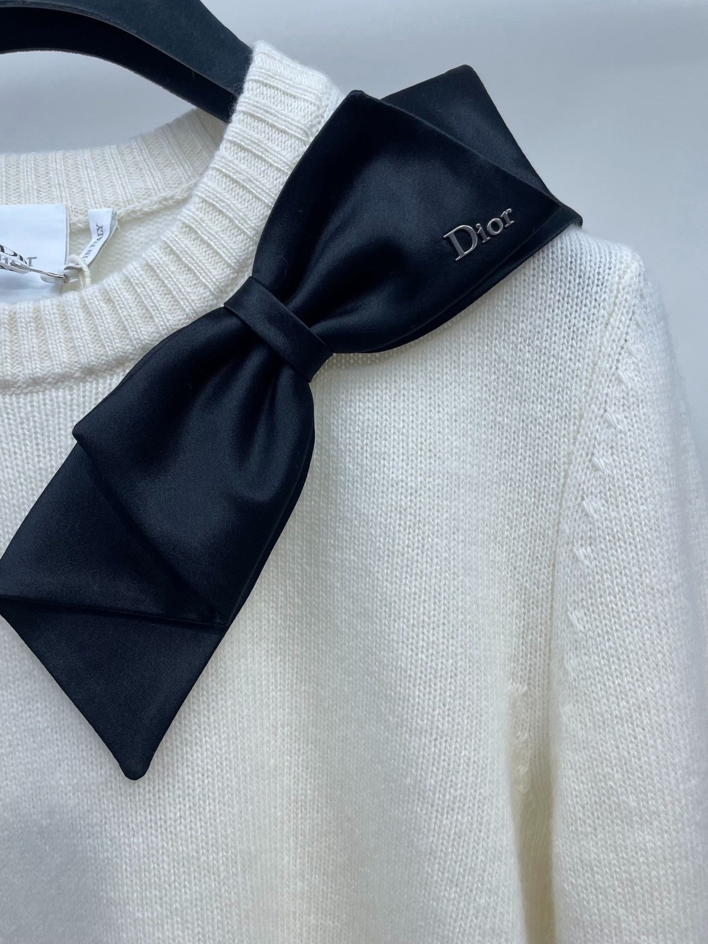 Dior Dior 26 New Bow Knit Top Size XS / US 0-2 / IT 36-38 - 3 Thumbnail