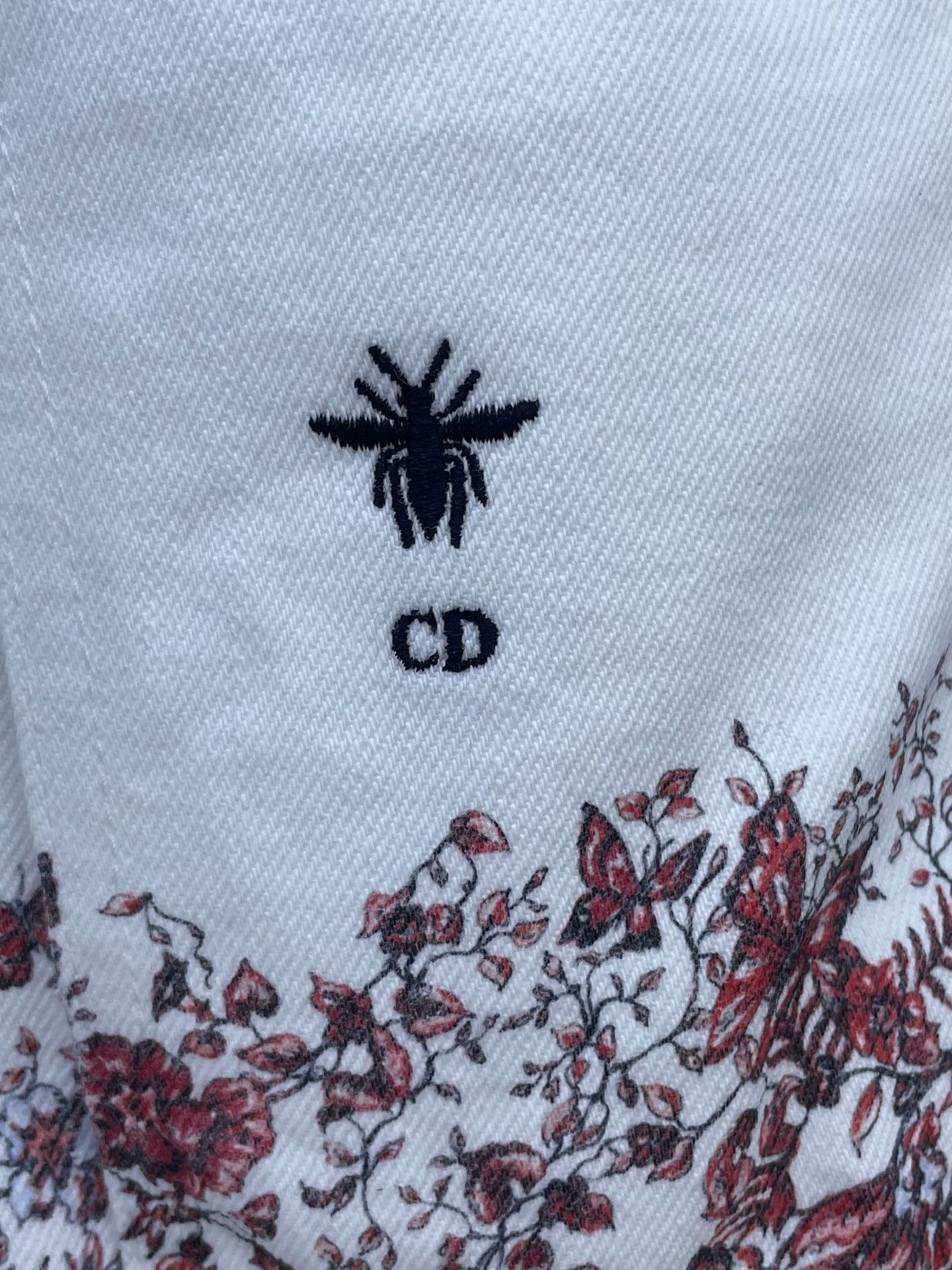 Dior Dior Spring 24 Butterfly Denim Jacket Size XXS / US 00 / IT 34 - 4 Thumbnail