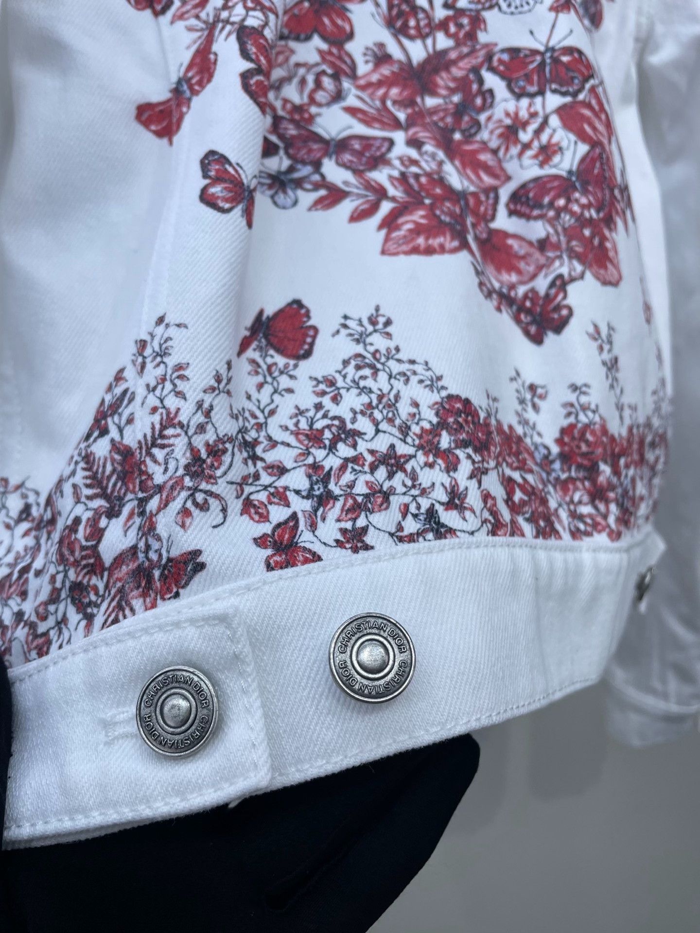 Dior Dior Spring 24 Butterfly Denim Jacket Size XXS / US 00 / IT 34 - 3 Thumbnail