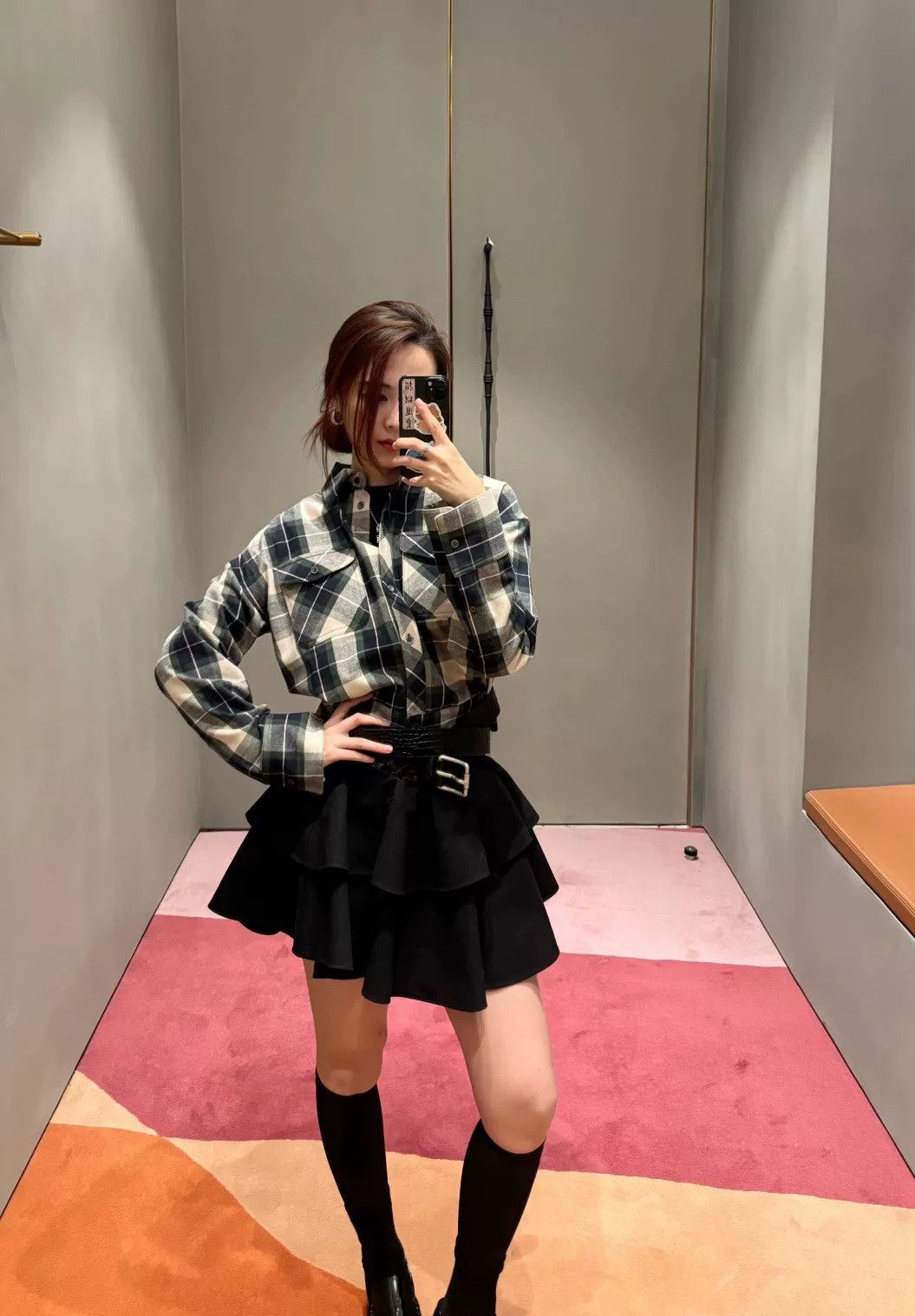 Loewe Loewe Plaid Short Shirt Size XXS / US 00 / IT 34 - 9 Thumbnail
