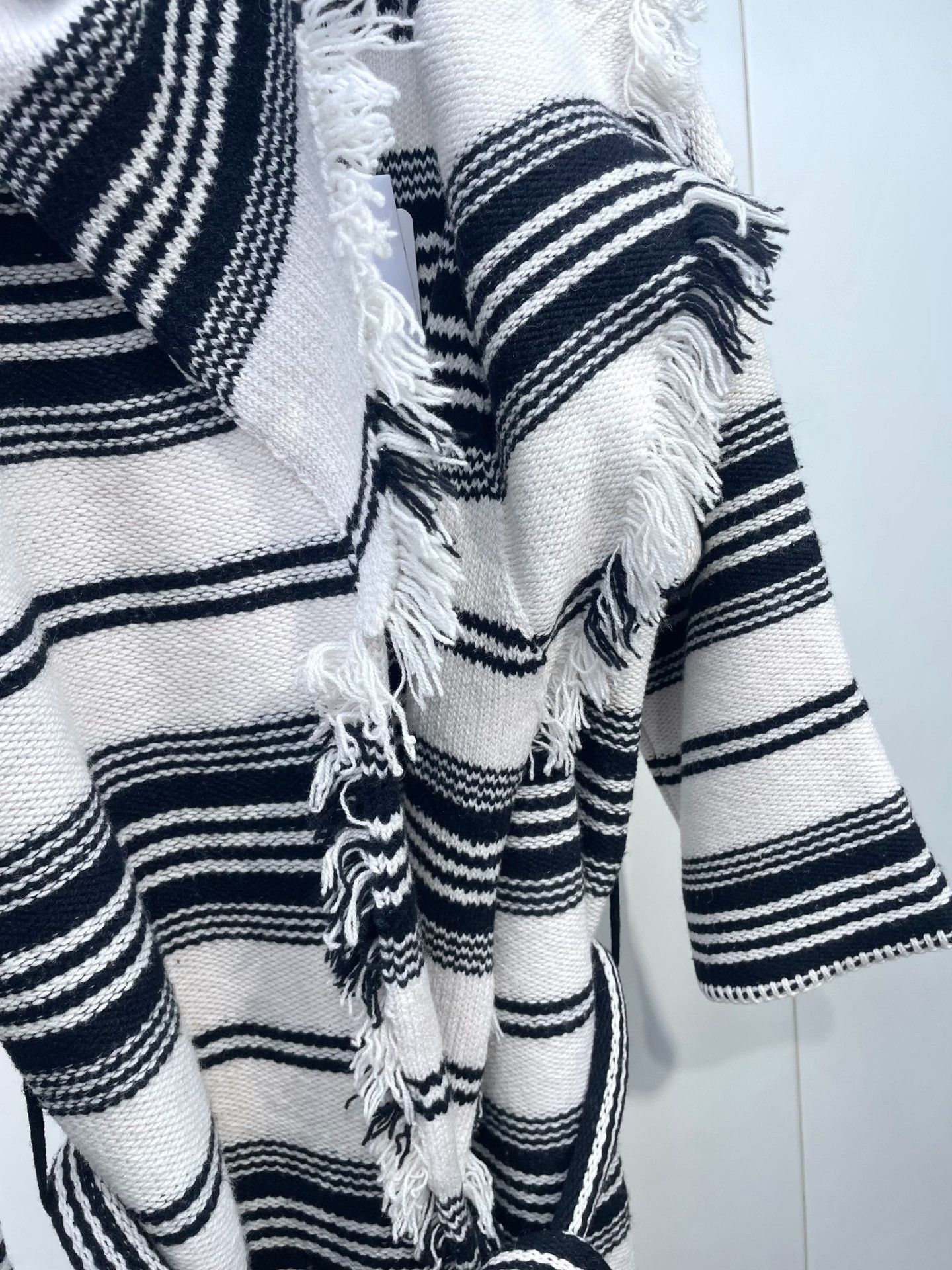 Dior Dior Black White Stripe Knit Cardigan Size S / US 4 / IT 40 - 3 Thumbnail