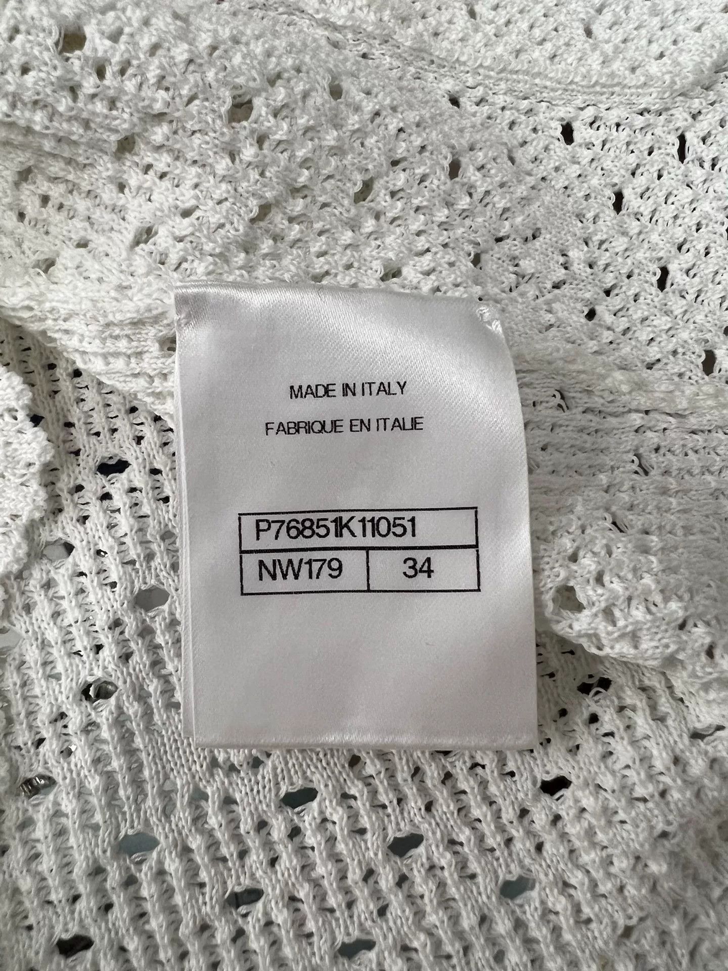 Chanel Chanel 24P White Knit Hollow Vest Size XXS / US 00 / IT 34 - 5 Thumbnail