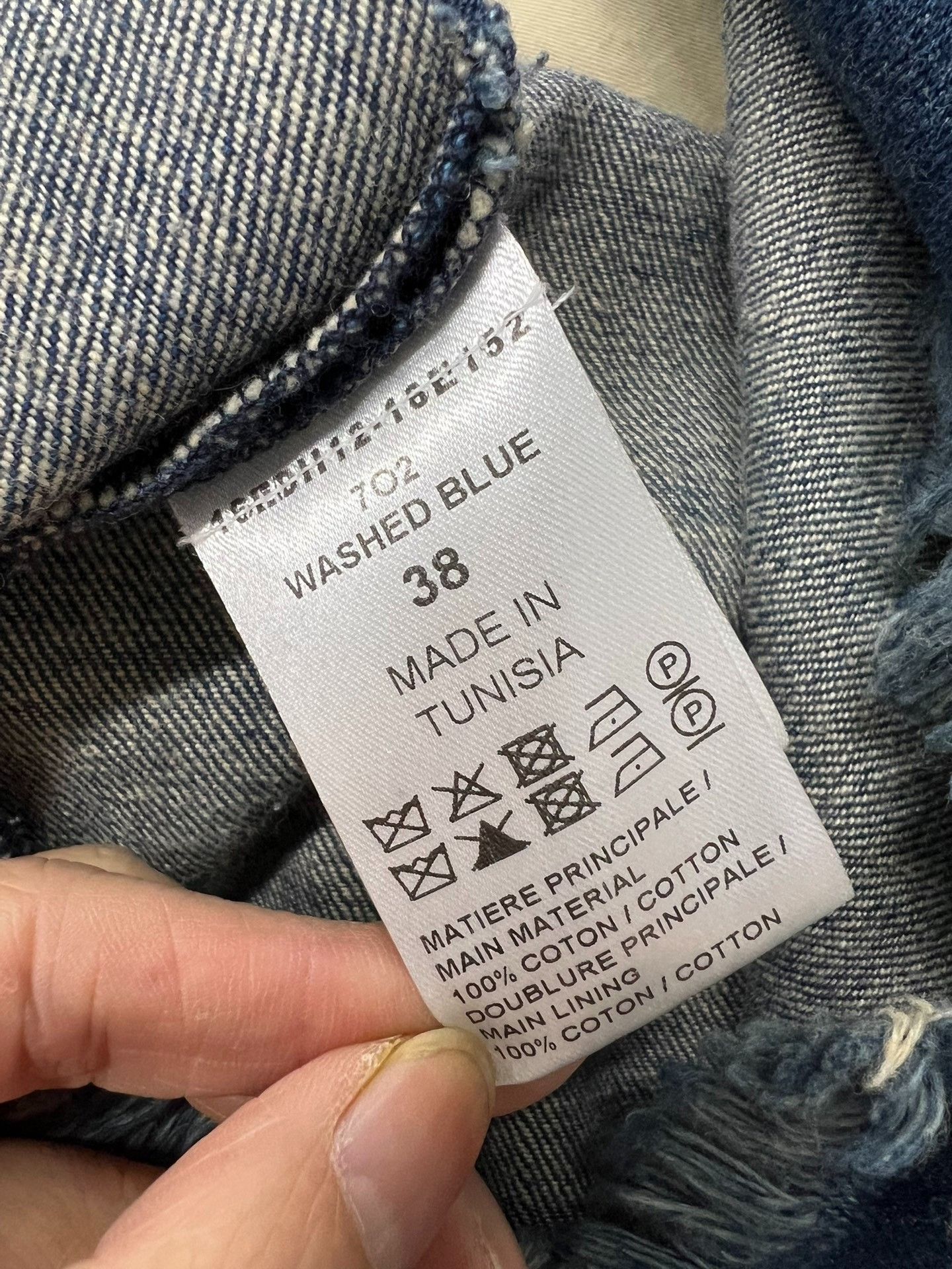Chloe Chloé Distressed Frayed Denim Jacket Size S / US 4 / IT 40 - 5 Thumbnail