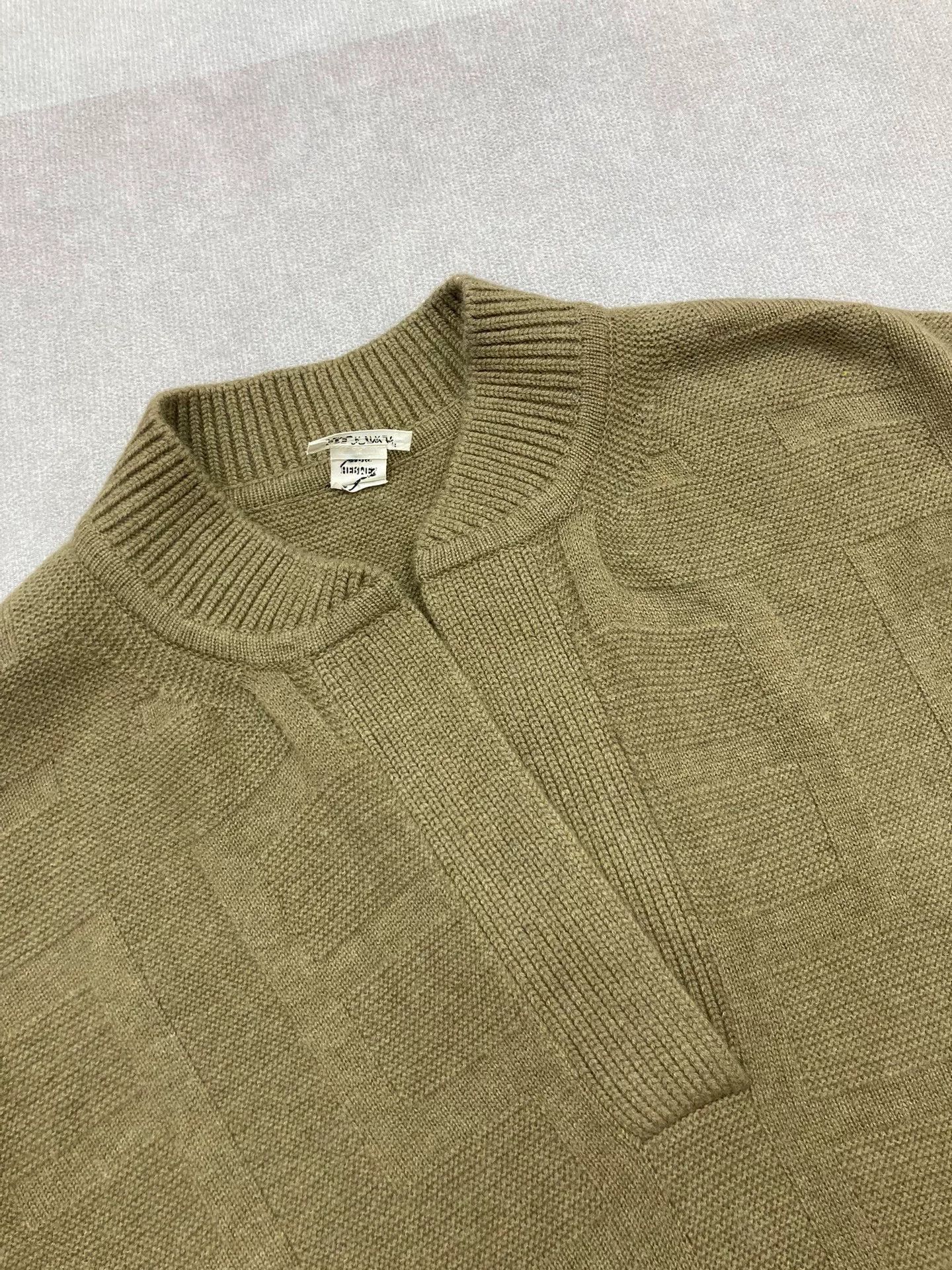 Hermes Hermes Green Wool Knit Sweater Size XXS / US 00 / IT 34 - 2 Thumbnail