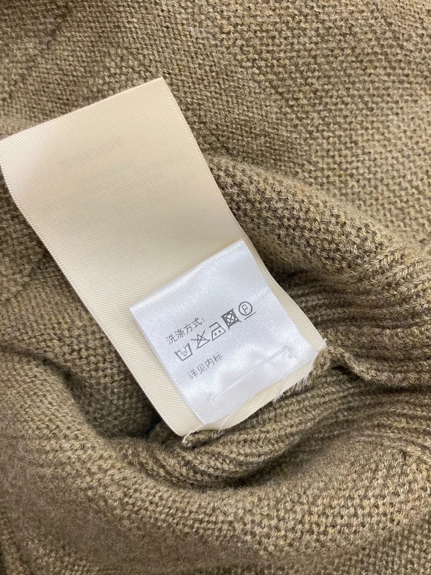 Hermes Hermes Green Wool Knit Sweater Size XXS / US 00 / IT 34 - 8 Thumbnail