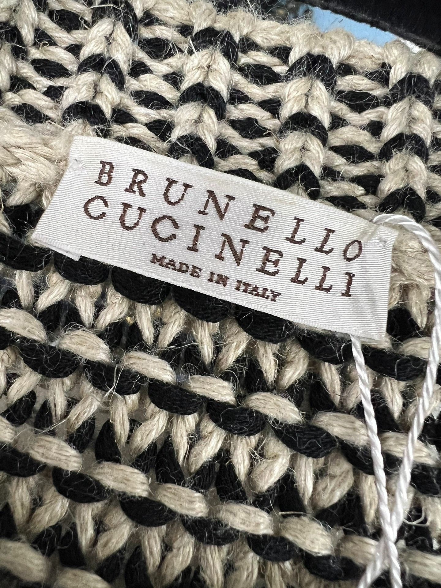 Brunello Cucinelli Brunello Cucinelli Black Beaded Knit Sweater Size M / US 6-8 / IT 42-44 - 4 Thumbnail