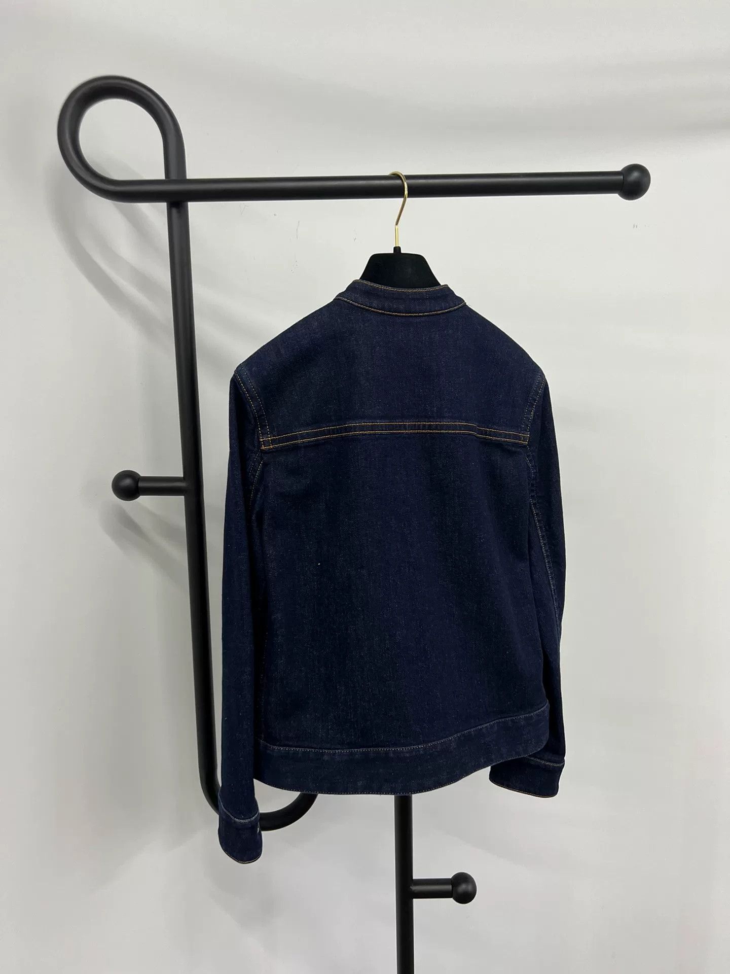 Louis Vuitton LV Patchwork Leather Tag Denim Jacket Size XXS / US 00 / IT 34 - 3 Thumbnail