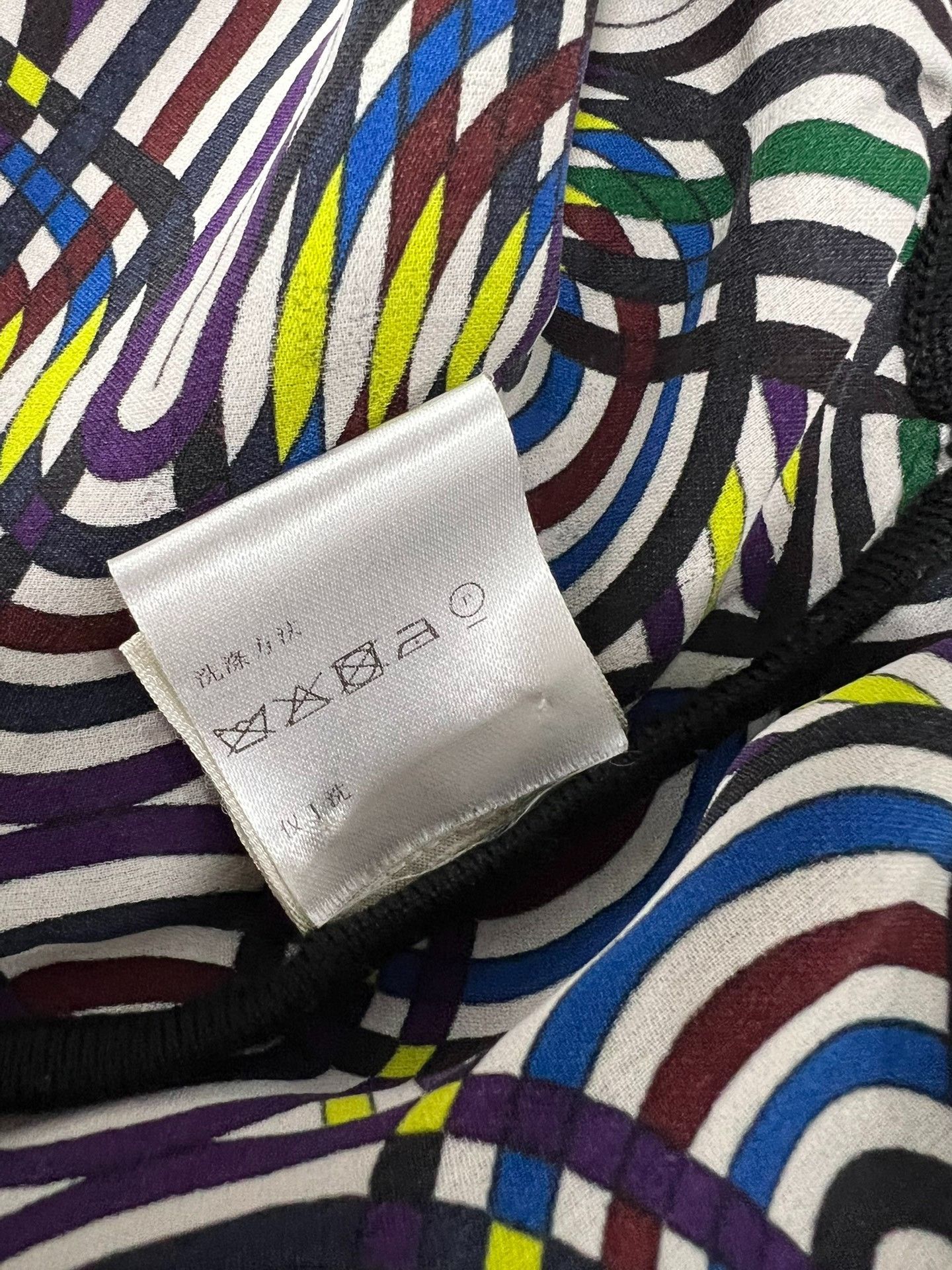 Hermes Hermes Geometric Print Silk Top Size S / US 4 / IT 40 - 8 Thumbnail