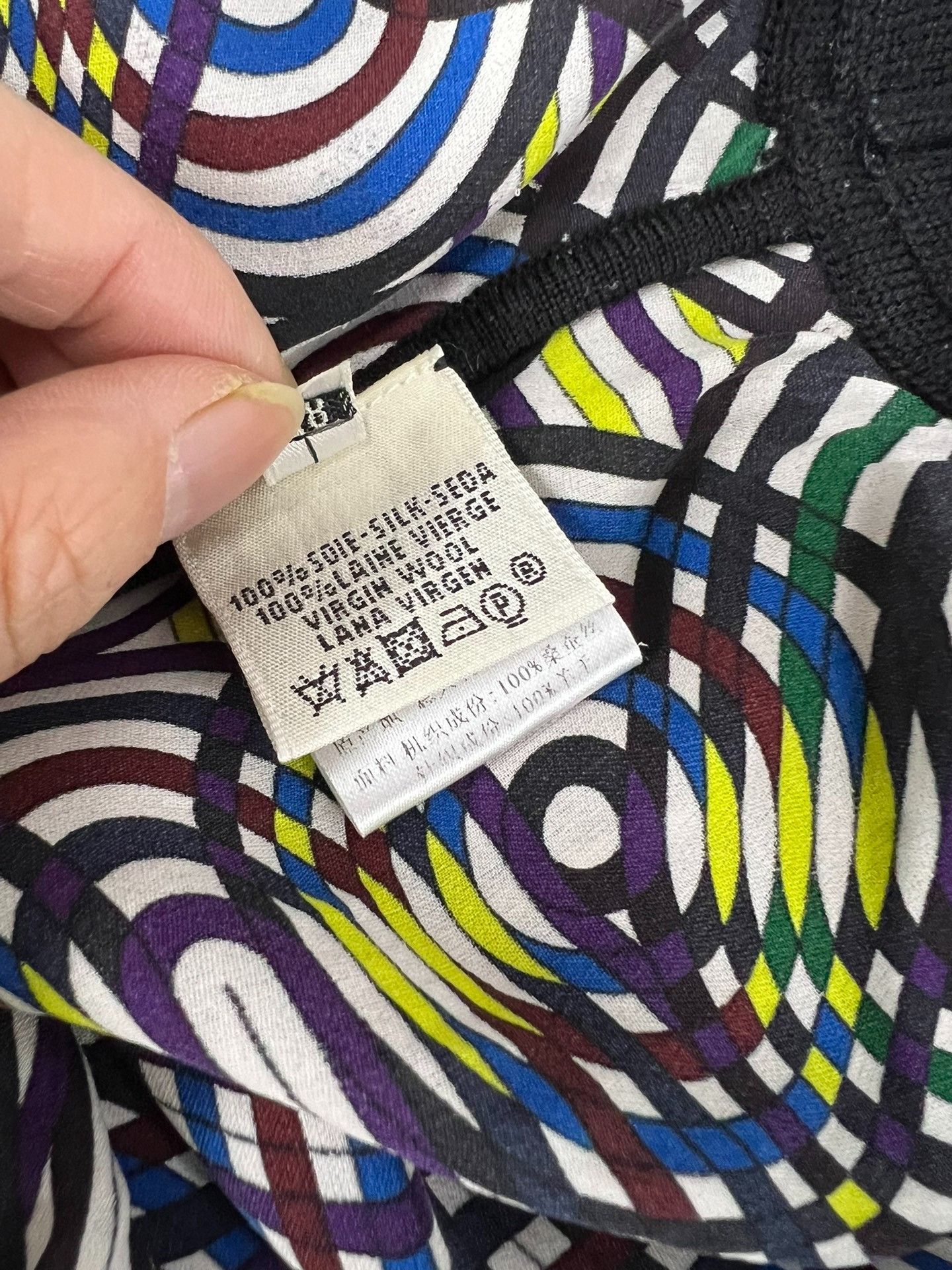 Hermes Hermes Geometric Print Silk Top Size S / US 4 / IT 40 - 6 Thumbnail