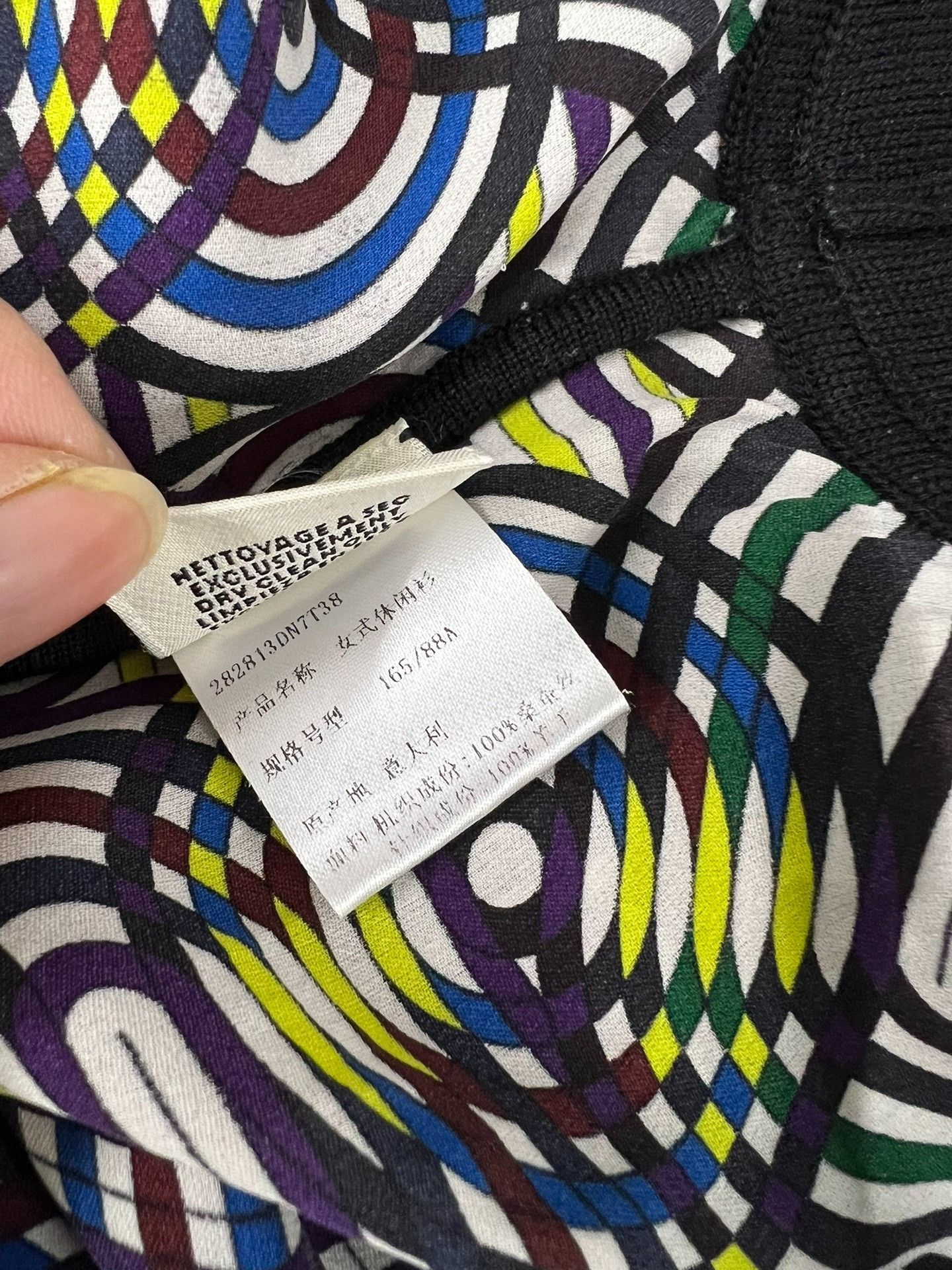 Hermes Hermes Geometric Print Silk Top Size S / US 4 / IT 40 - 7 Thumbnail