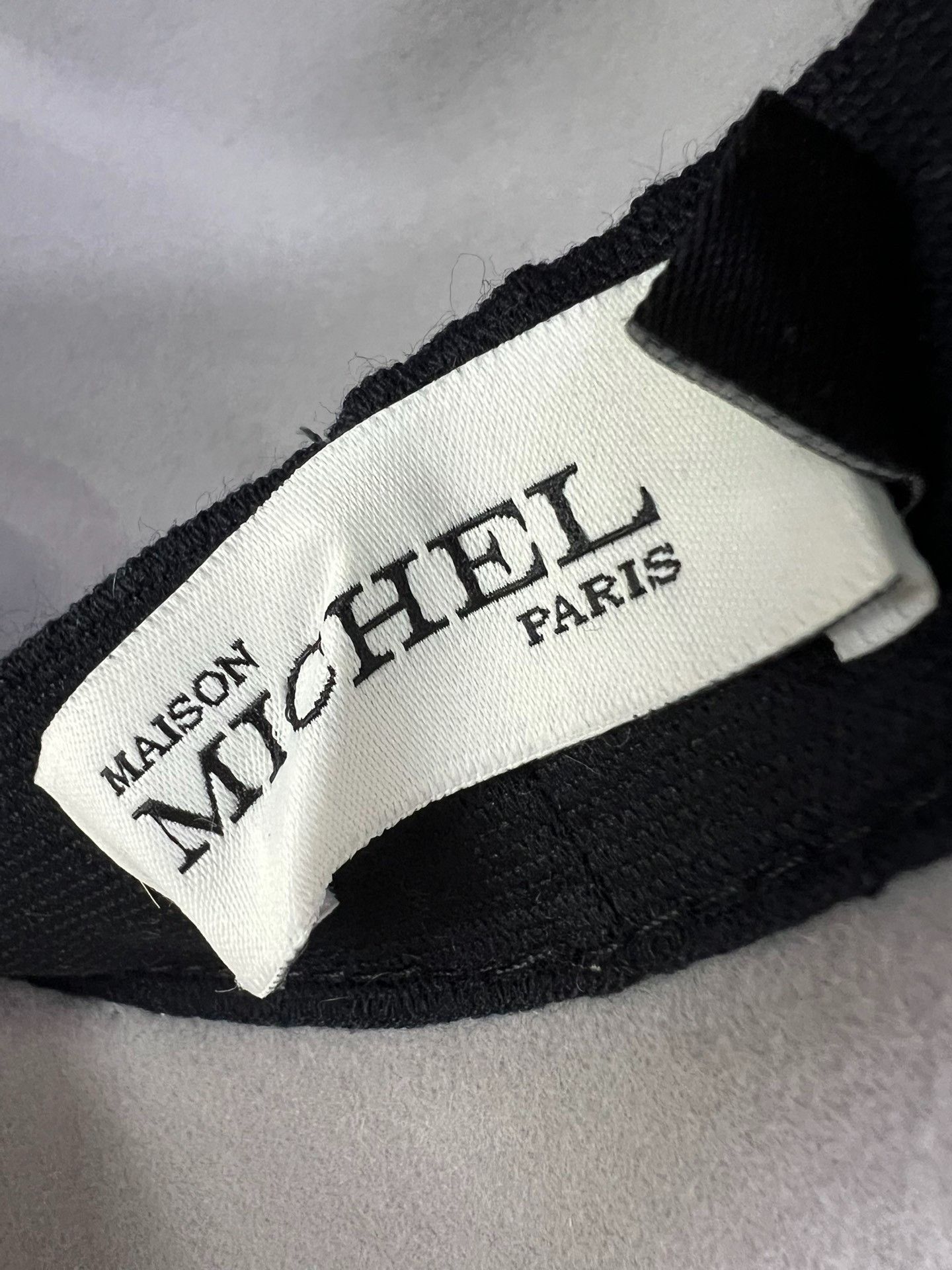 Maison Michel Maison Michel Gray Wool Hat Size ONE SIZE - 4 Thumbnail