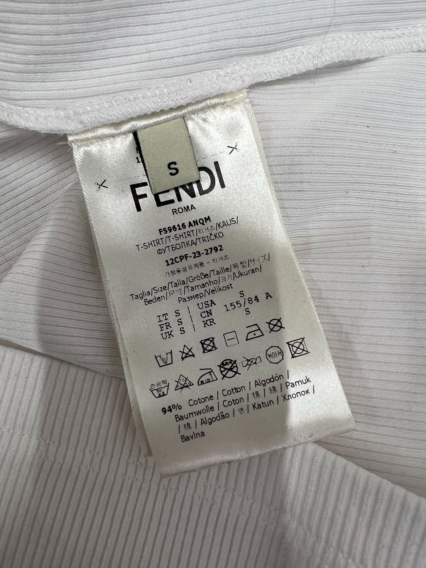 Fendi Fendi White Knit Long-Sleeve Base Layer Size S / US 4 / IT 40 - 5 Thumbnail