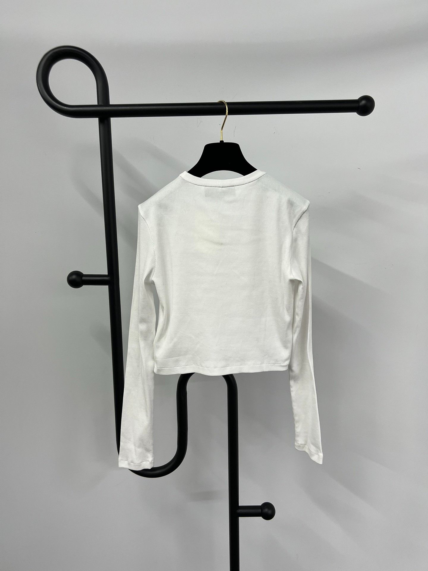 Fendi Fendi White Knit Long-Sleeve Base Layer Size S / US 4 / IT 40 - 3 Thumbnail