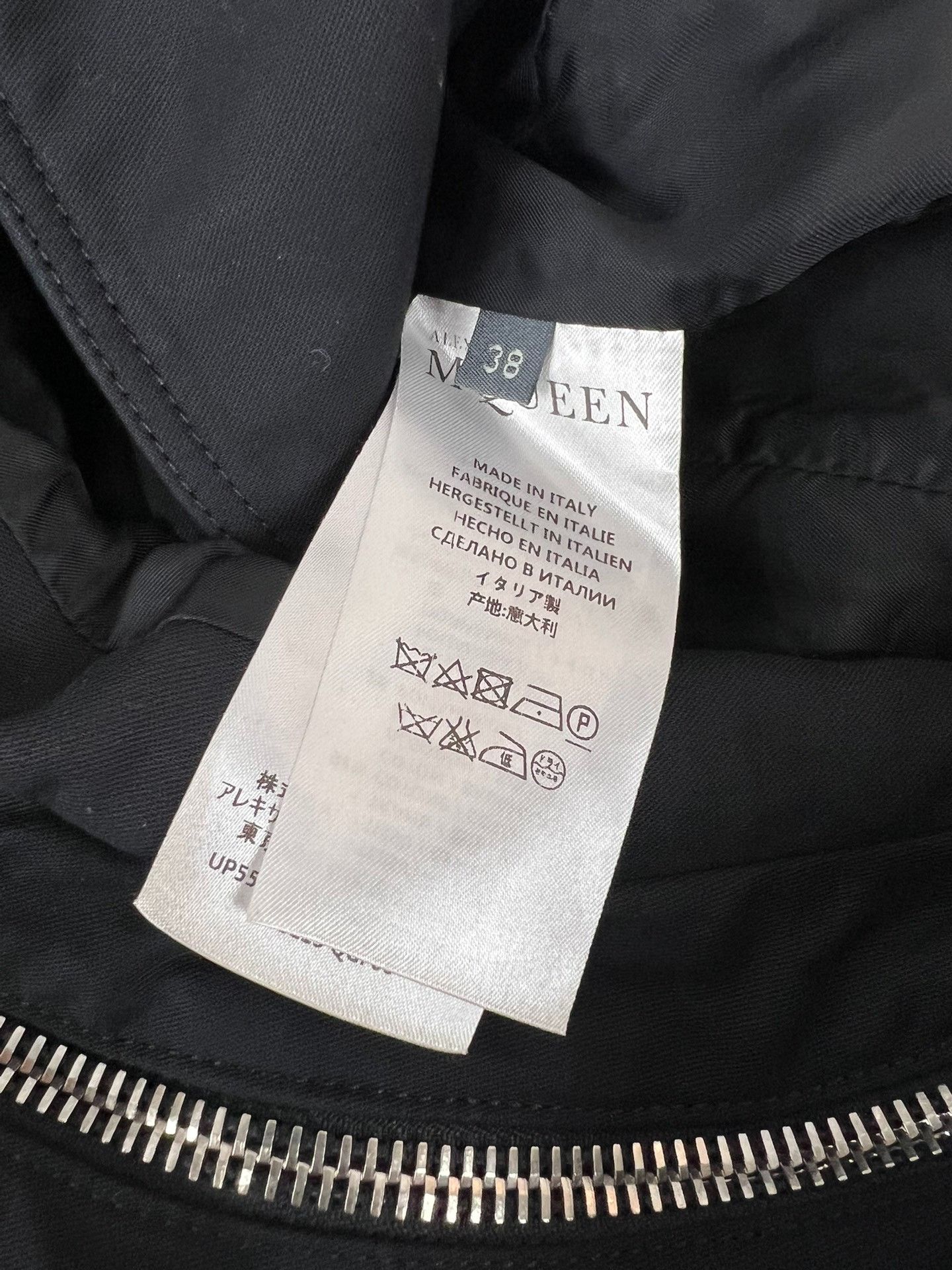 Alexander McQueen Alexander McQueen Women's Short Biker Jacket 38 Size S / US 4 / IT 40 - 6 Thumbnail
