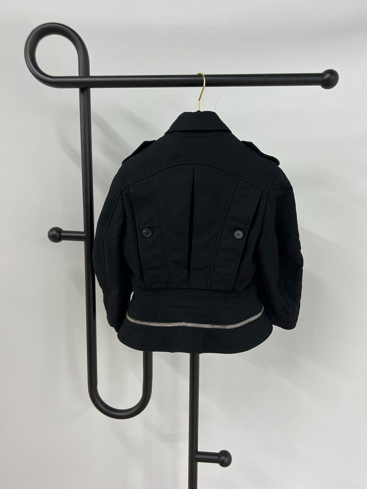 Alexander McQueen Alexander McQueen Women's Short Biker Jacket 38 Size S / US 4 / IT 40 - 4 Thumbnail