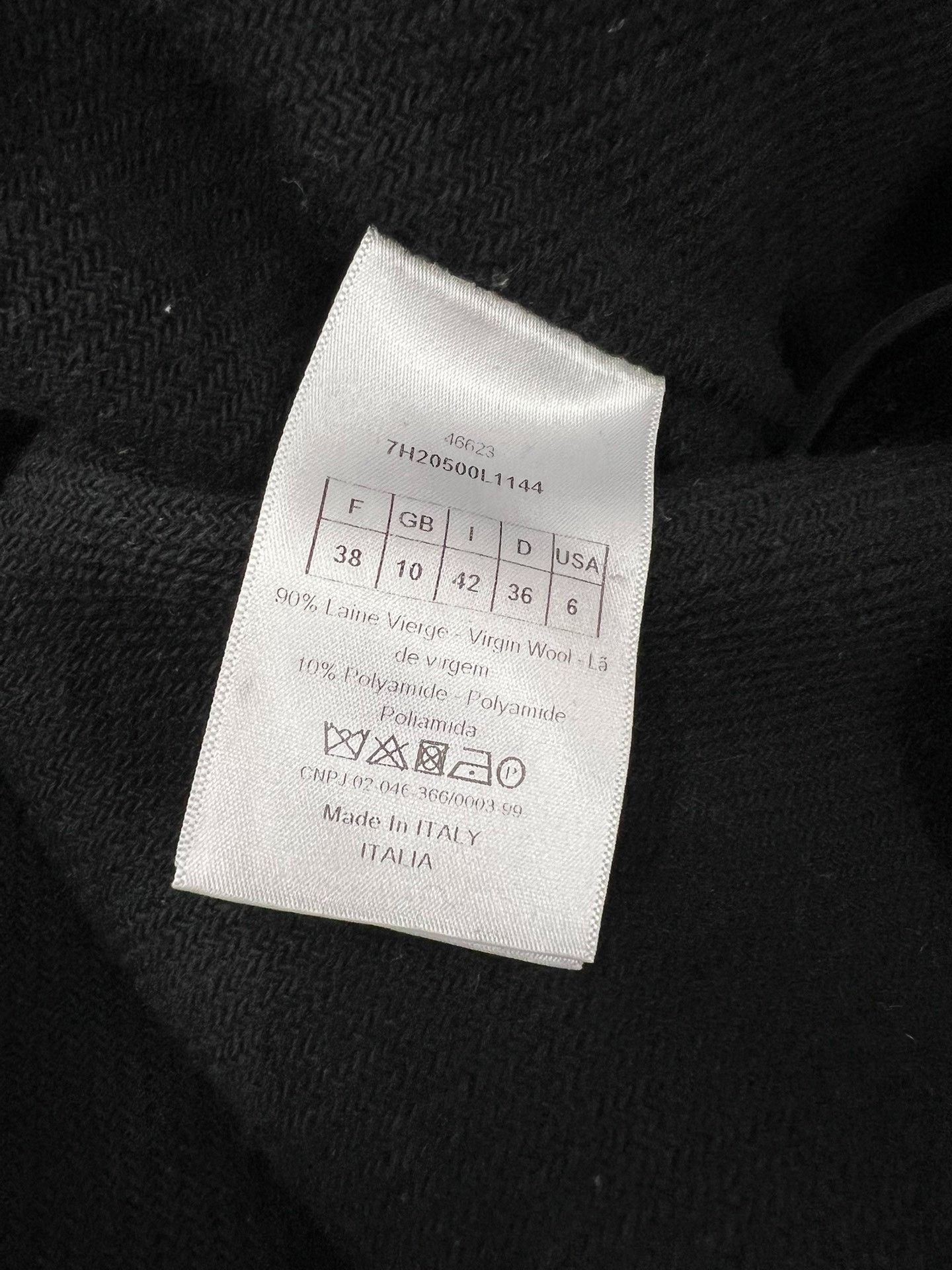 Dior Dior Navy Hooded Wool Coat Sweater Size S / US 4 / IT 40 - 5 Thumbnail