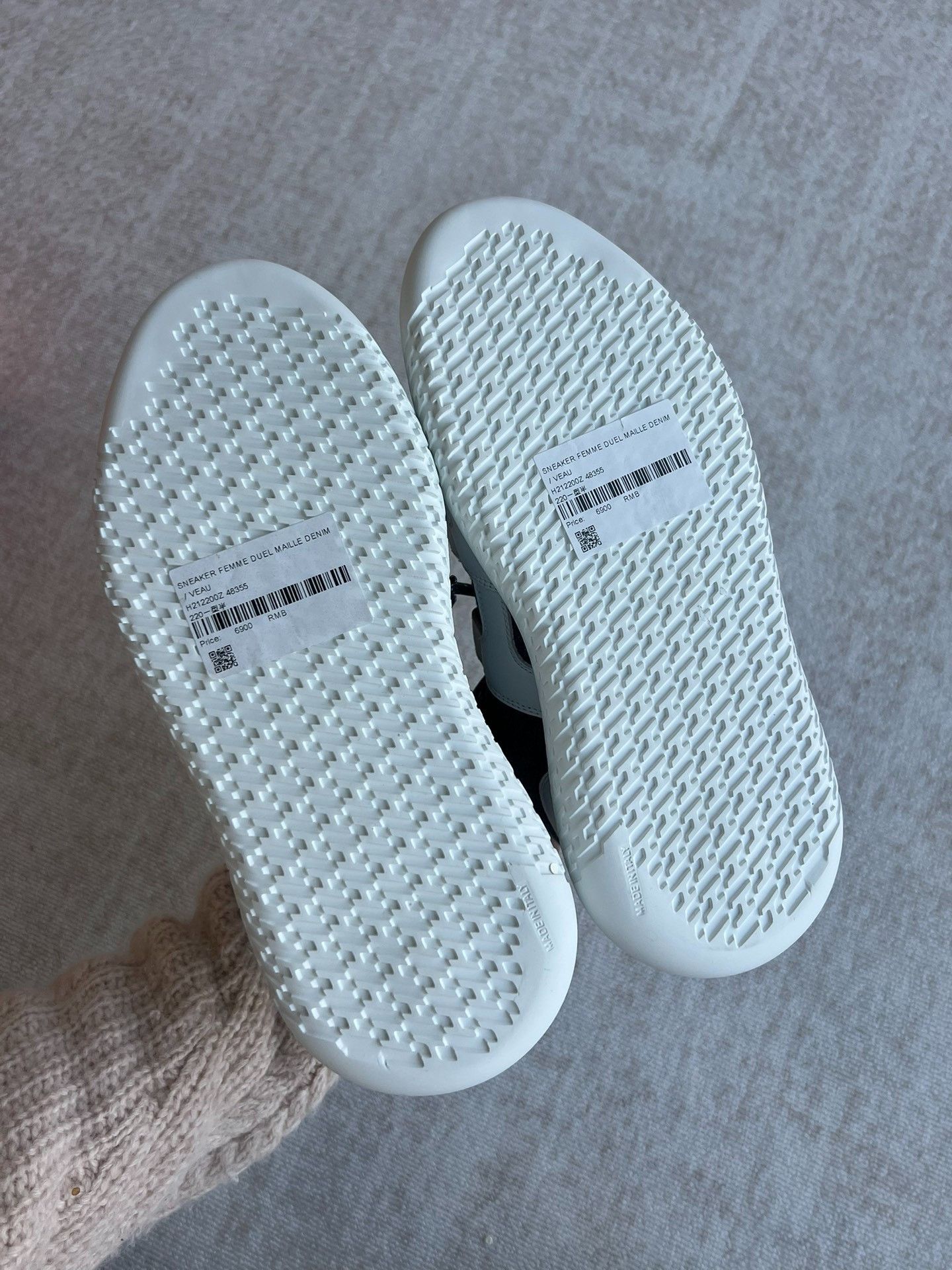 Hermes Hermes Colorblock Sneakers Size US 4.5 / IT 34.5 - 6 Thumbnail