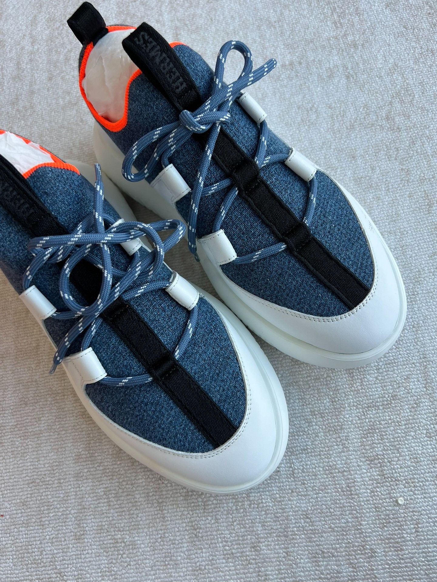 Hermes Hermes Colorblock Sneakers Size US 4.5 / IT 34.5 - 3 Thumbnail