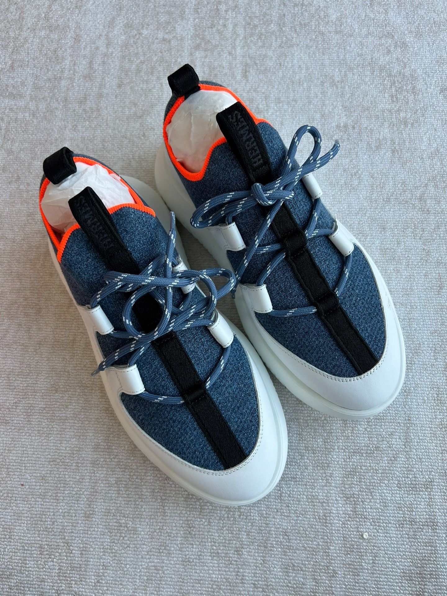 Hermes Hermes Colorblock Sneakers Size US 4.5 / IT 34.5 - 2 Thumbnail