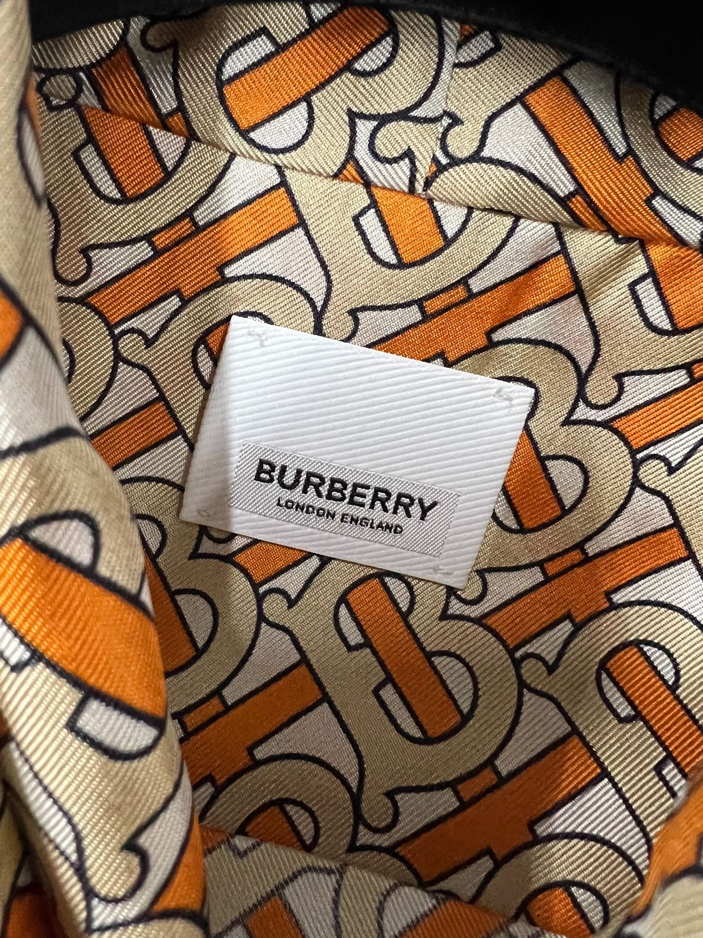 Burberry Burberry TB Monogram Silk Shirt Size S / US 4 / IT 40 - 5 Thumbnail