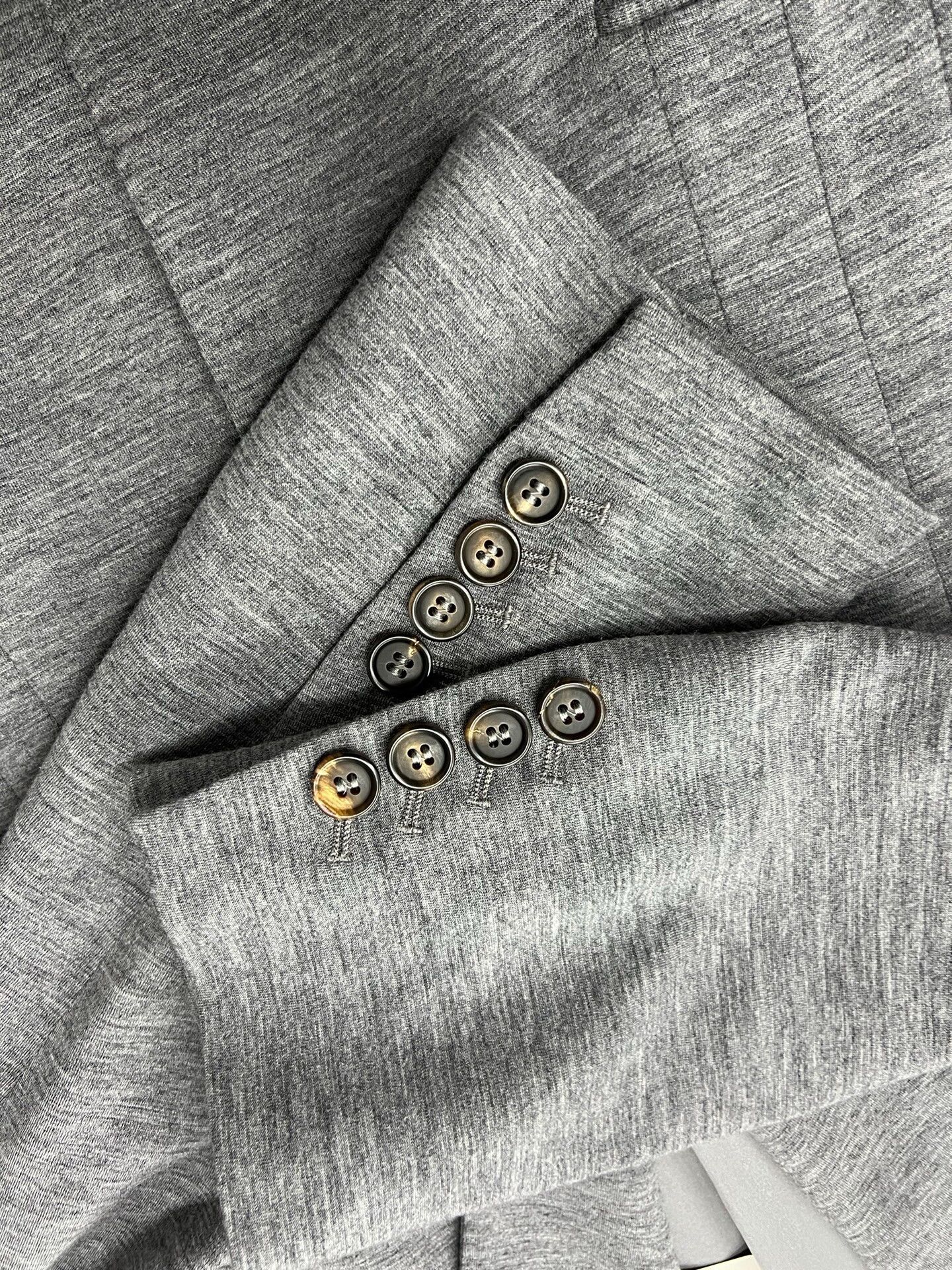 Brunello Cucinelli Brunello Cucinelli Gray Wool Blazer Size US XS / EU 42 / 0 - 4 Thumbnail