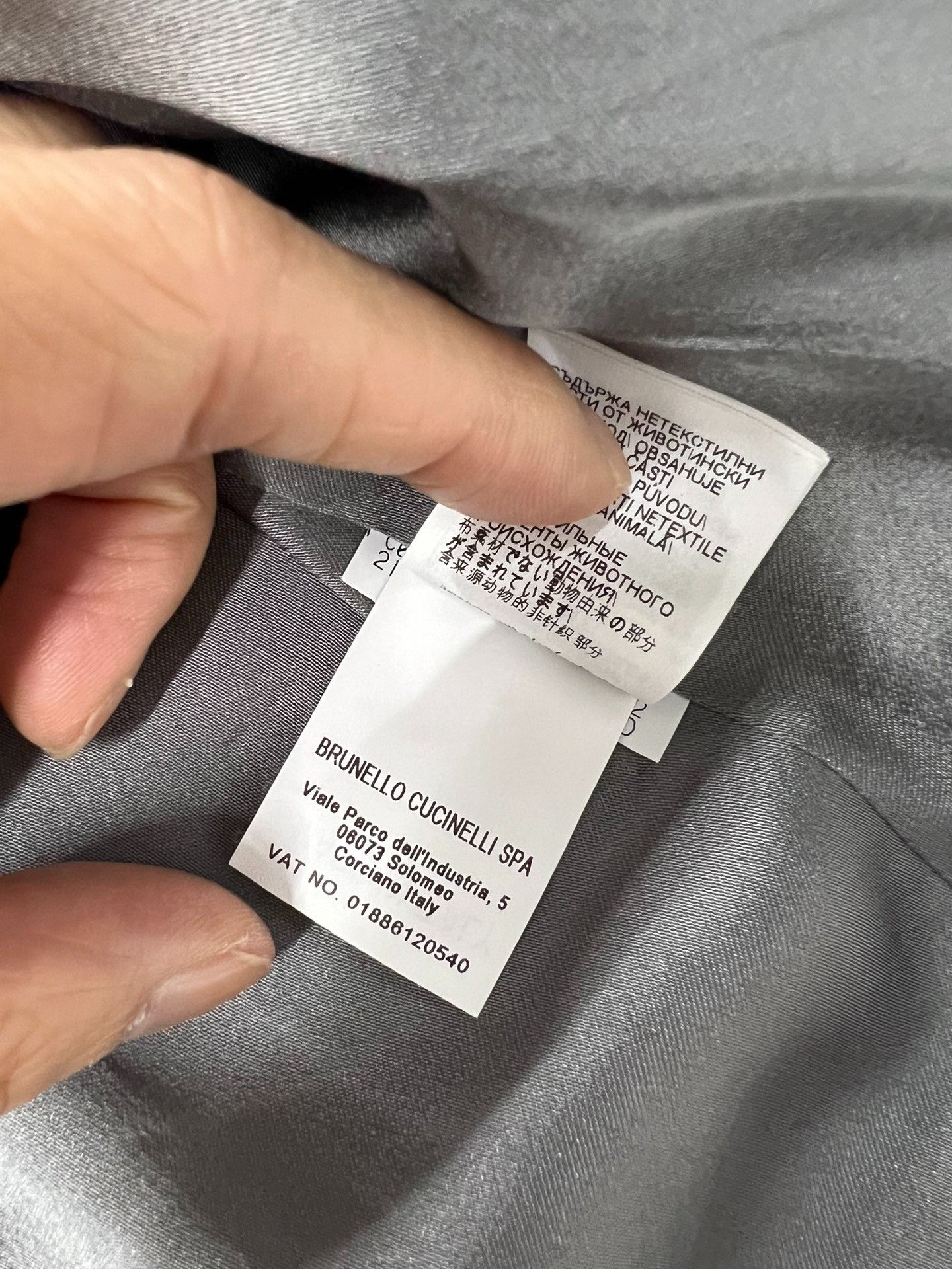 Brunello Cucinelli Brunello Cucinelli Gray Wool Blazer Size US XS / EU 42 / 0 - 9 Thumbnail