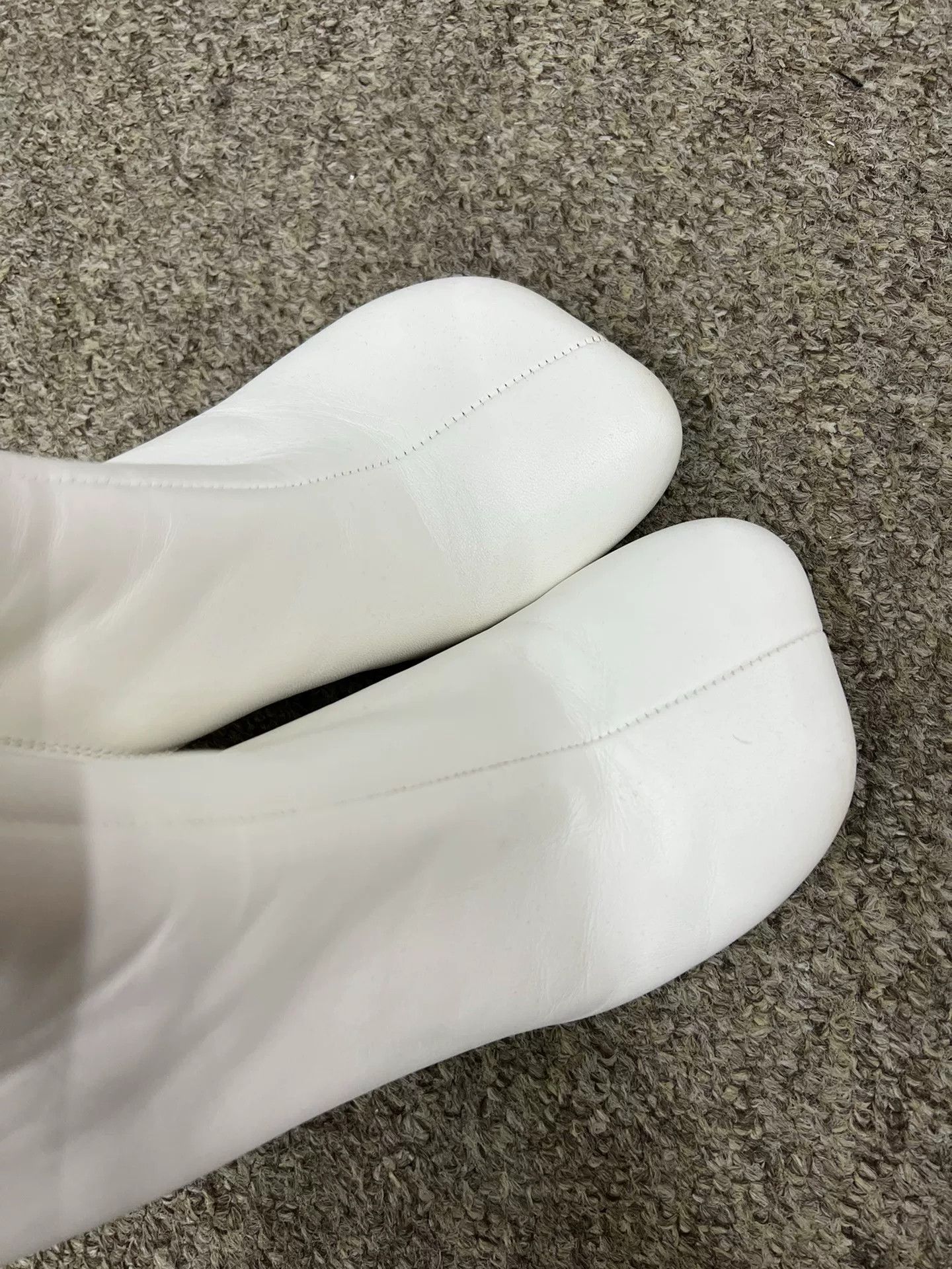MM6 Maison Margiela MM6 White Zip Ankle Boots Size US 8 / IT 38 - 2 Thumbnail