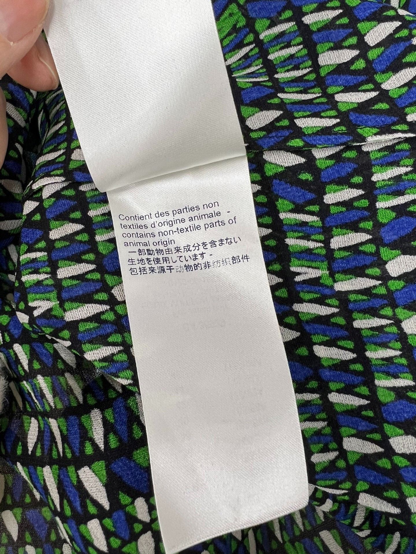 Louis Vuitton LV Pop Print Silk Tie-Up Top Size XS / US 0-2 / IT 36-38 - 7 Thumbnail