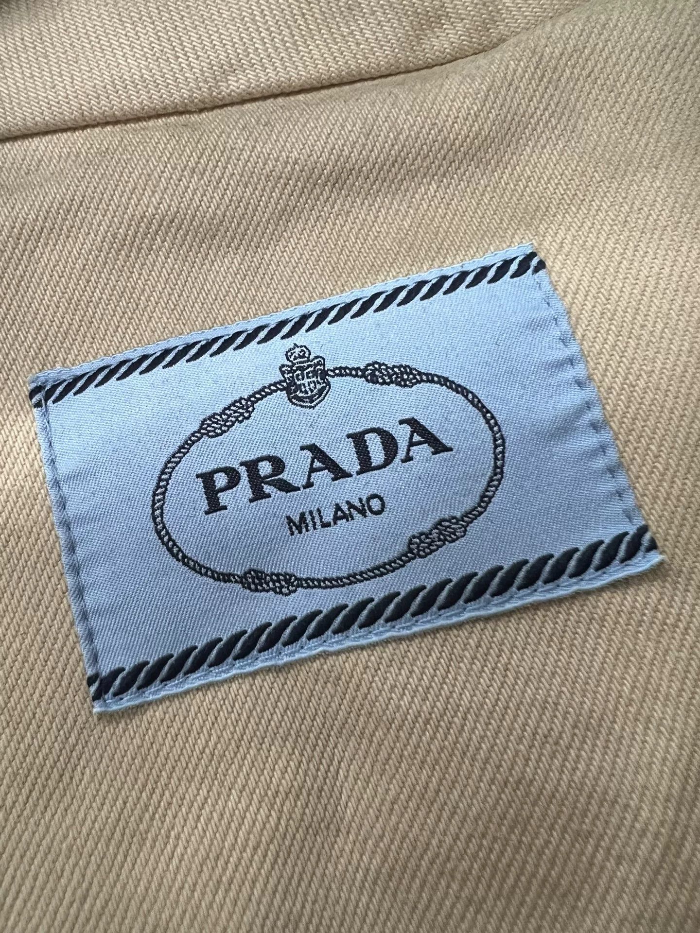 Prada Prada Beige Trench Coat IT38 Size S / US 4 / IT 40 - 4 Thumbnail