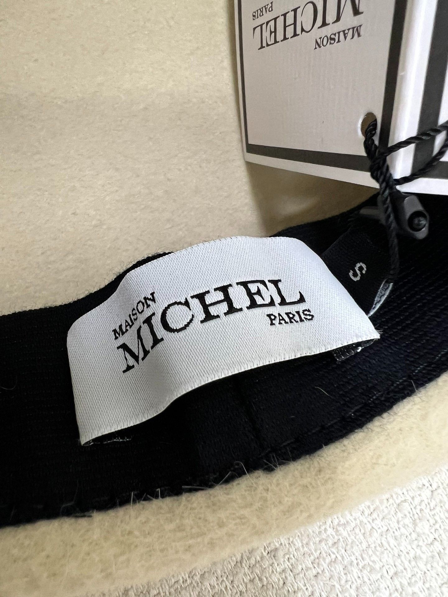 Maison Michel Maison Michel White Tulle Beret Size ONE SIZE - 4 Thumbnail