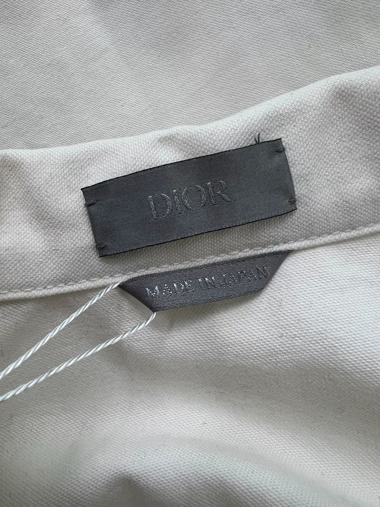 Dior Dior White Splatter Denim Jacket Size US S / EU 44-46 / 1 - 4 Thumbnail